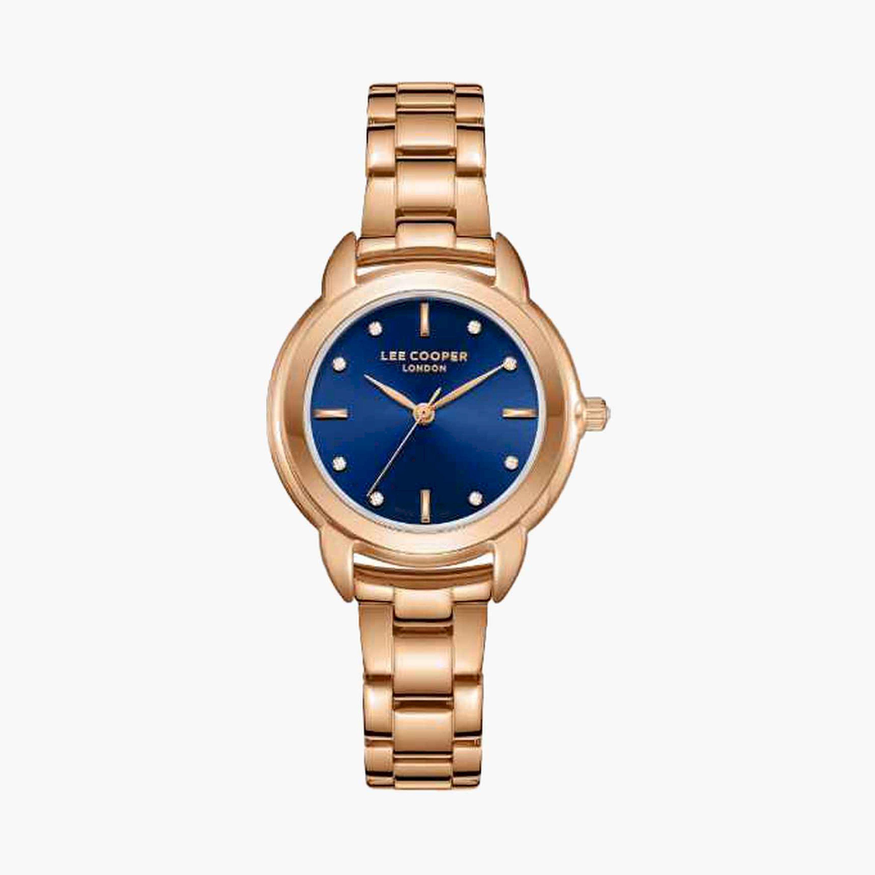 Lee Cooper Women's 32MM Gold Analog Metal Strap Watch | LC08024.490-women-watchesandjewellery-watches-image-1