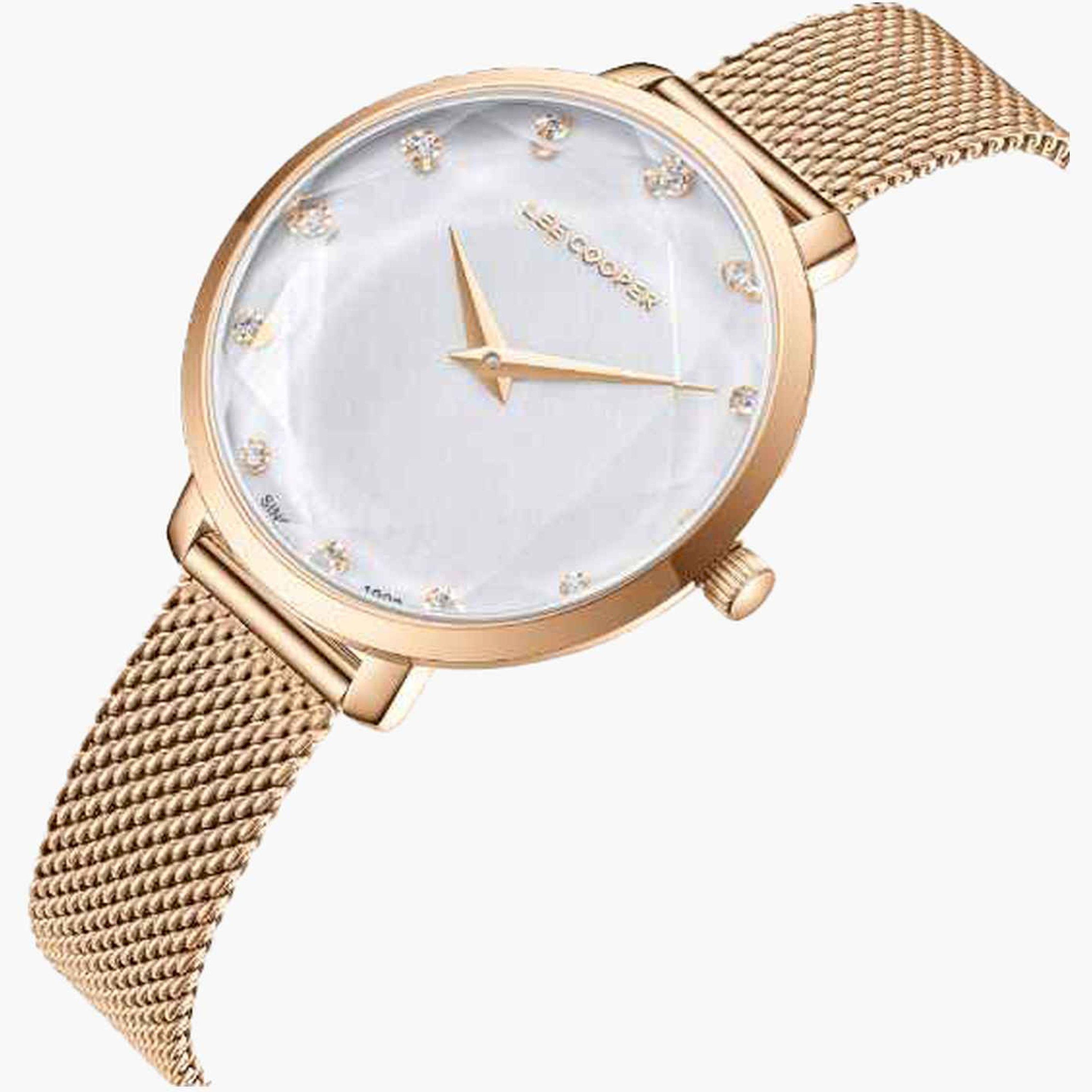 Lee Cooper Women's 33MM Gold Analog Stainless Steel Strap Watch | LC08078.420-women-watchesandjewellery-watches-image-4