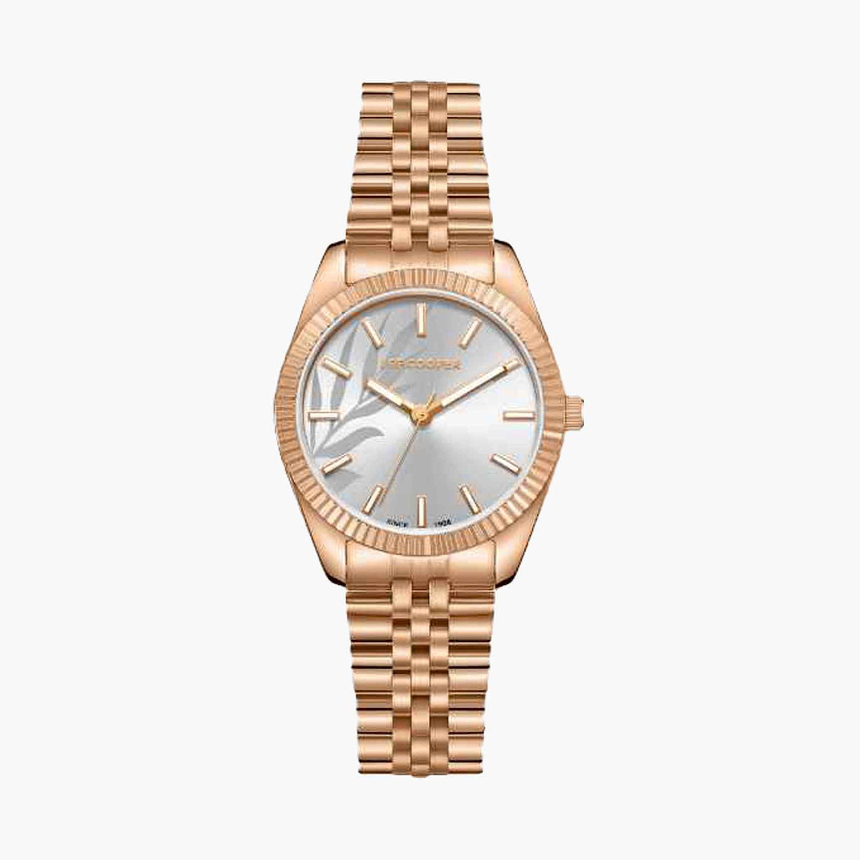 Lee Cooper Women's 32MM Gold Analog Metal Strap Watch | LC08102.430-women-watchesandjewellery-watches-image-1