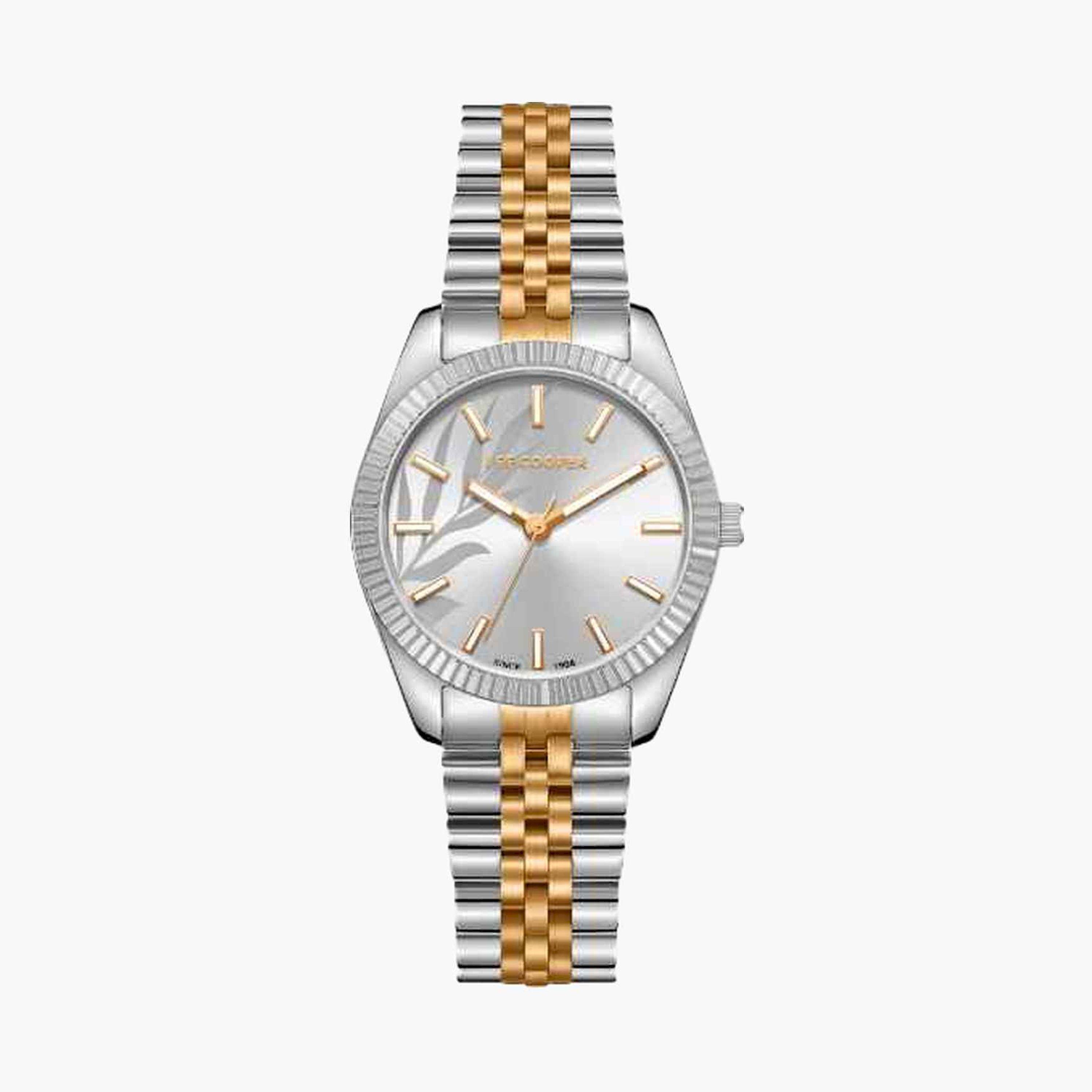لي كوبر- ساعة تناظري سوار معدني للنساء 32مم لون فضي | LC08102.530-women-watchesandjewellery-watches-image-1