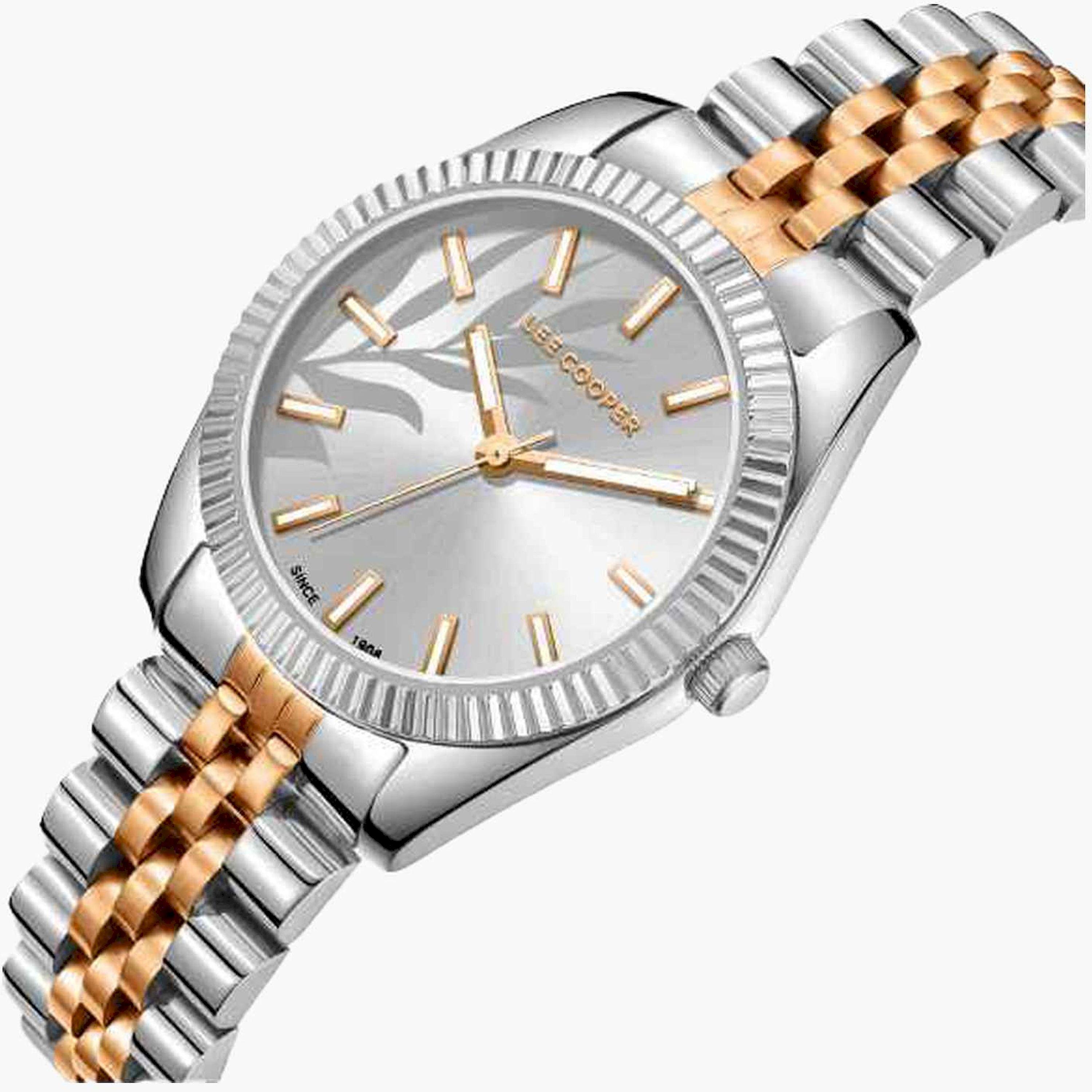 لي كوبر- ساعة تناظري سوار معدني للنساء 32مم لون فضي | LC08102.530-women-watchesandjewellery-watches-image-2