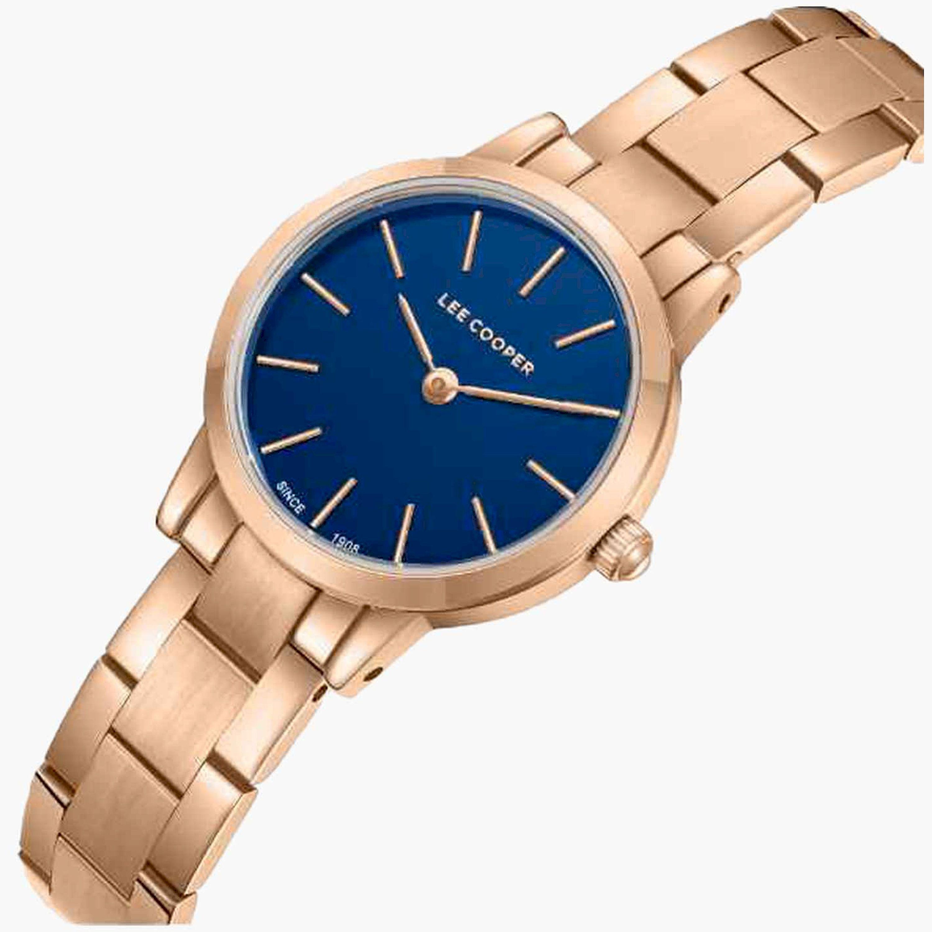 لي كوبر- ساعة تناظري سوار معدني للنساء 26مم لون ذهبي | LC08098.490-women-watchesandjewellery-watches-image-2