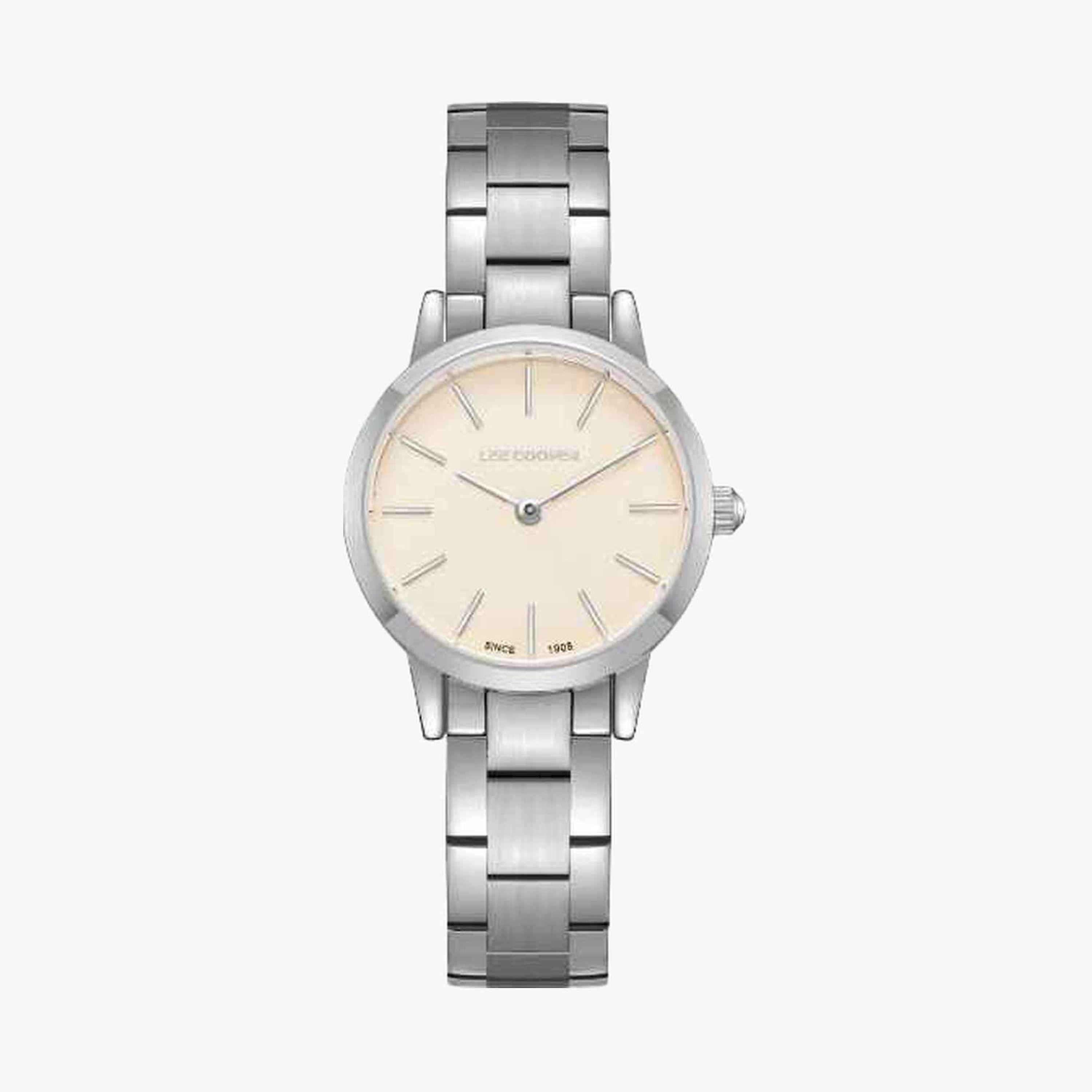 Lee Cooper Women's 26MM Silver Analog Metal Strap Watch | LC08098.310-women-watchesandjewellery-watches-image-1
