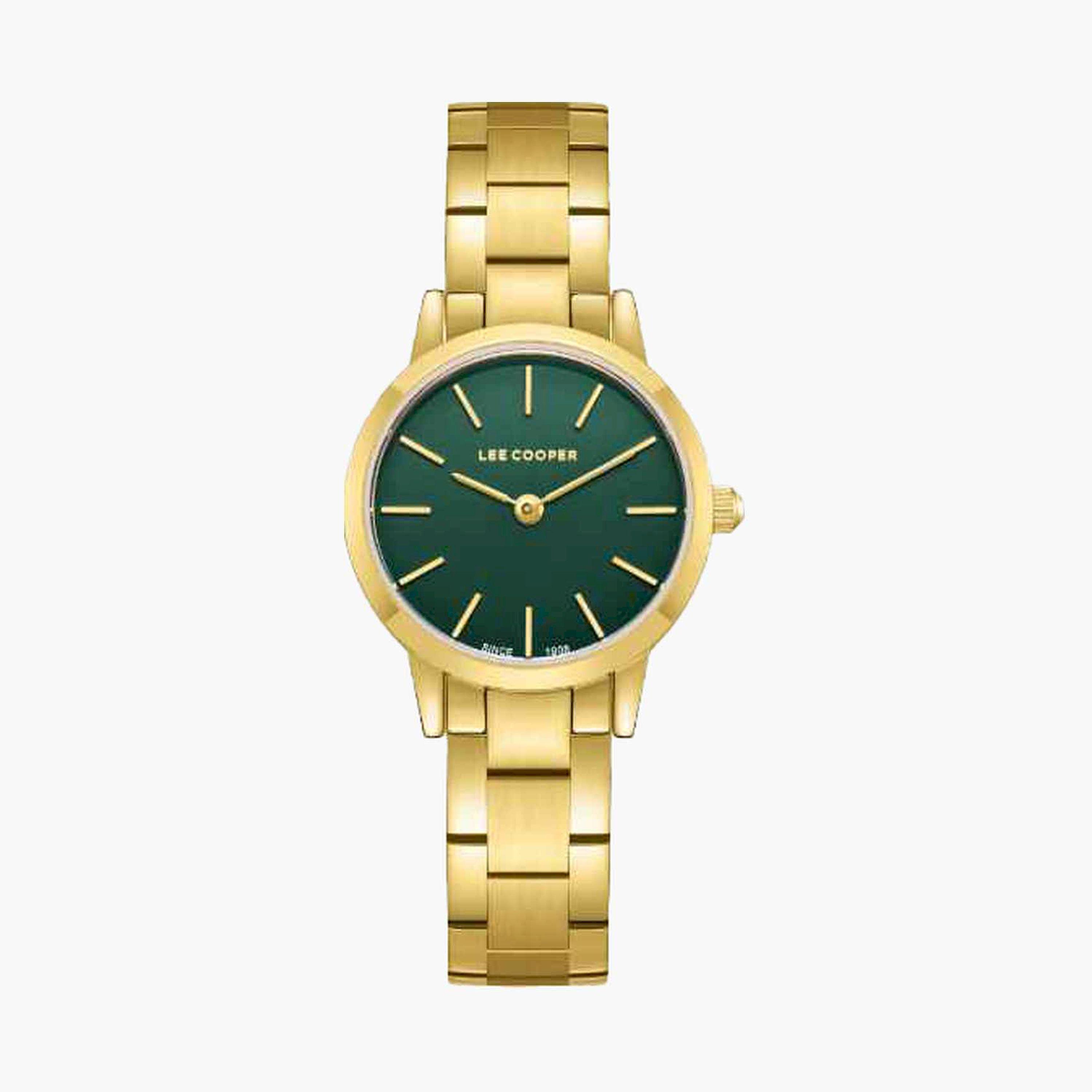 لي كوبر- ساعة تناظري سوار معدني للنساء 26مم لون ذهبي | LC08098.170-women-watchesandjewellery-watches-image-1