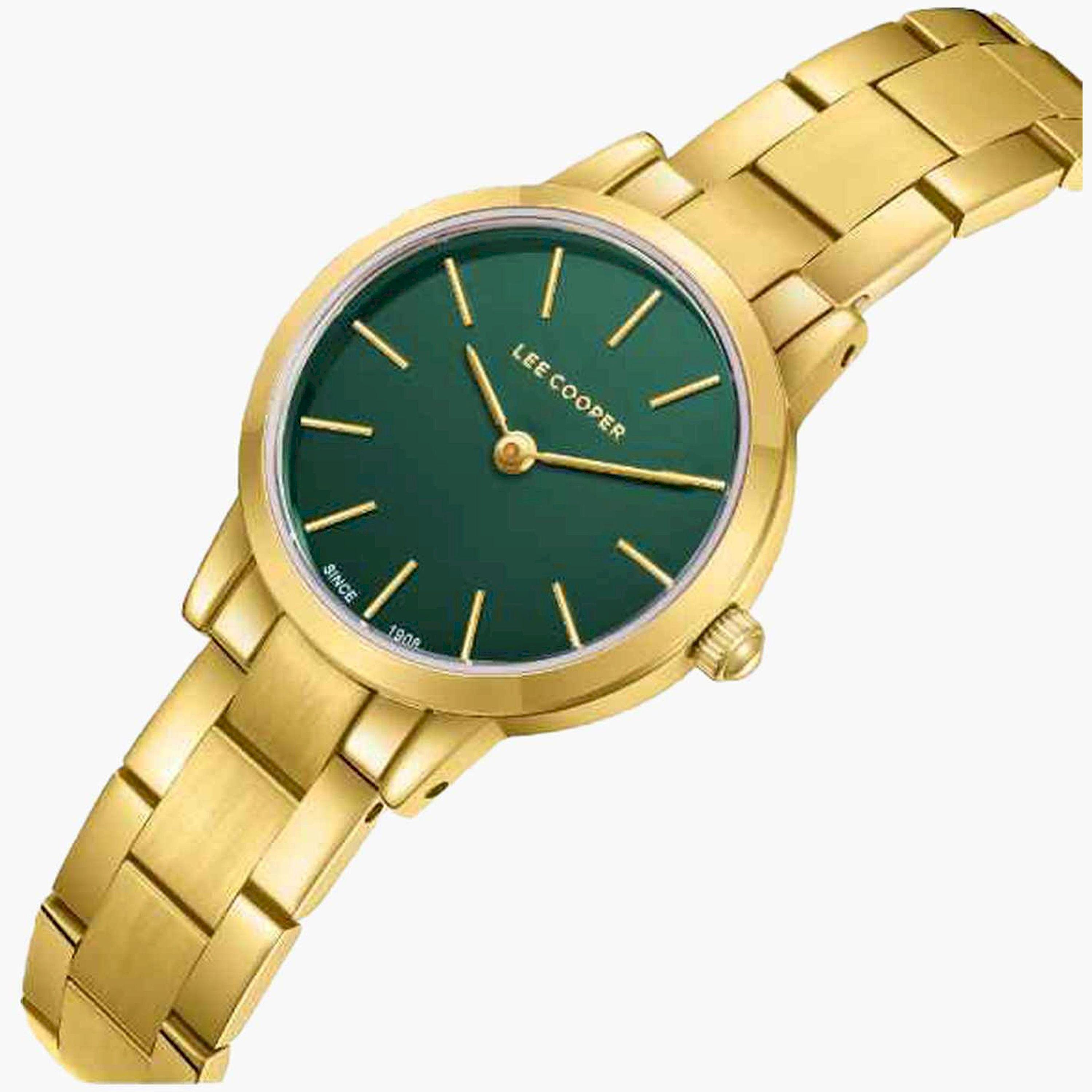 لي كوبر- ساعة تناظري سوار معدني للنساء 26مم لون ذهبي | LC08098.170-women-watchesandjewellery-watches-image-2