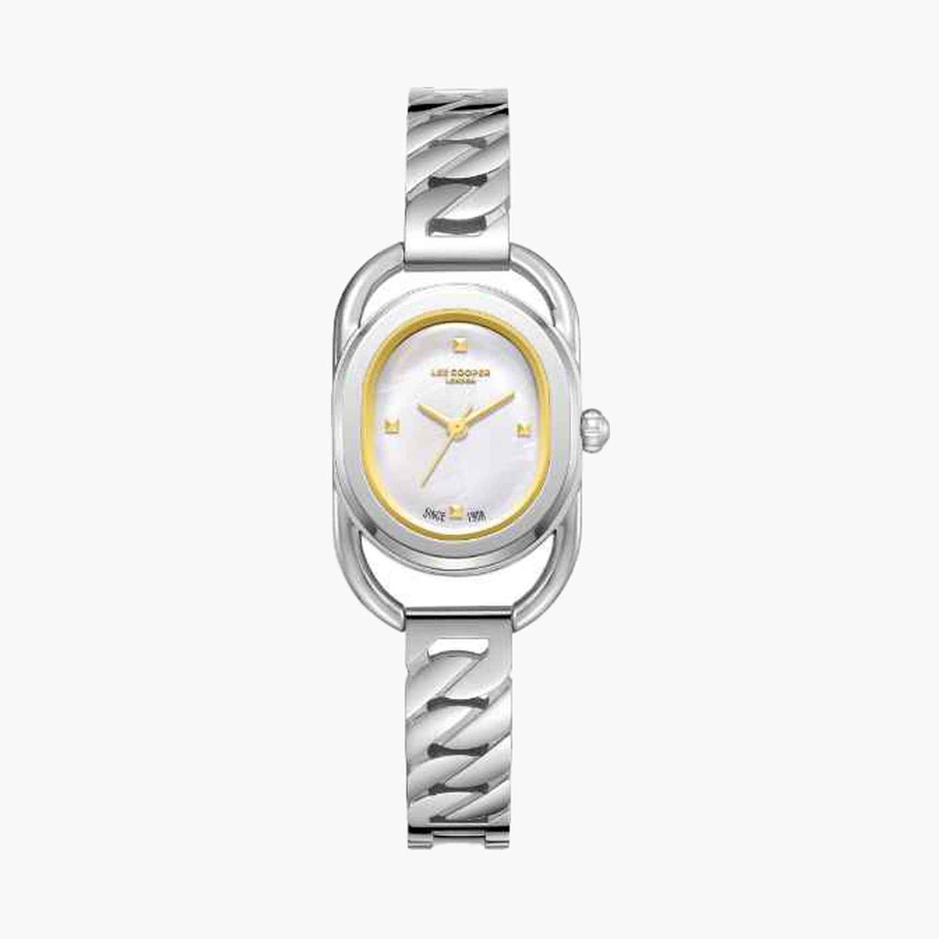 Lee Cooper Women's 24MM Silver Analog Metal Strap Watch | LC08056.220-women-watchesandjewellery-watches-image-1