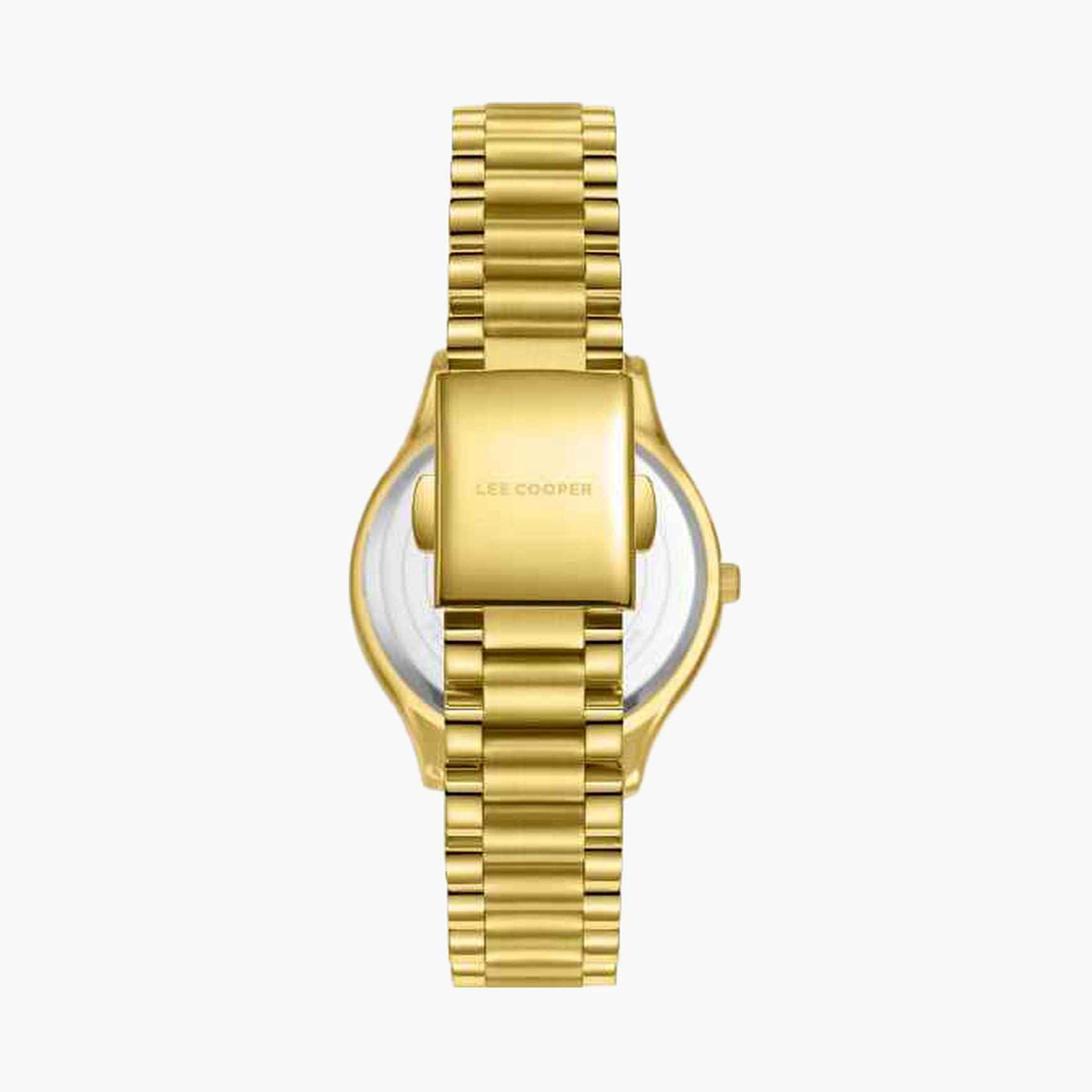لي كوبر- ساعة تناظري سوار معدني للنساء 35مم لون ذهبي | LC08079.170-women-watchesandjewellery-watches-image-4