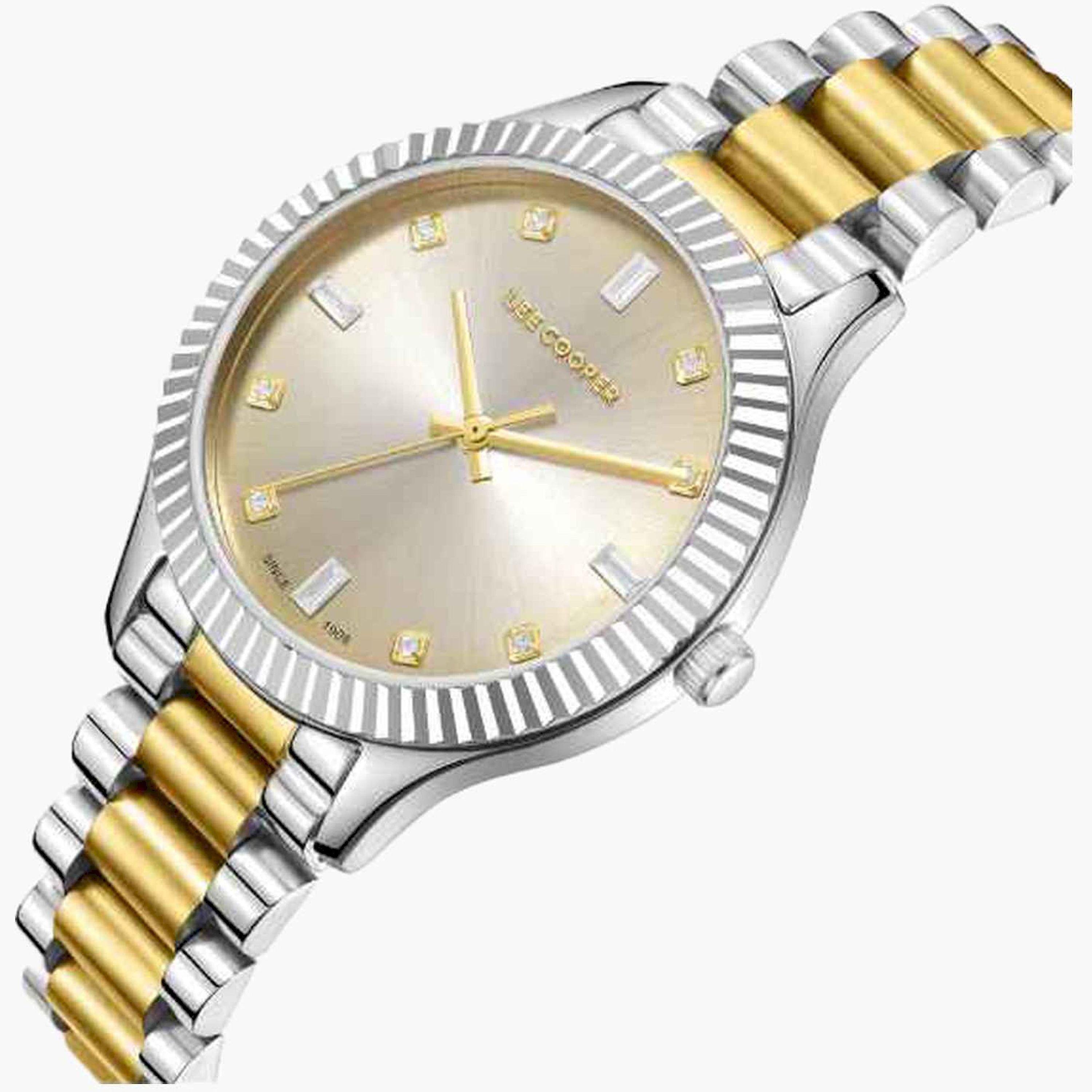 Lee Cooper Women's 35MM Multicolour Analog Metal Strap Watch | LC08079.230-women-watchesandjewellery-watches-image-2