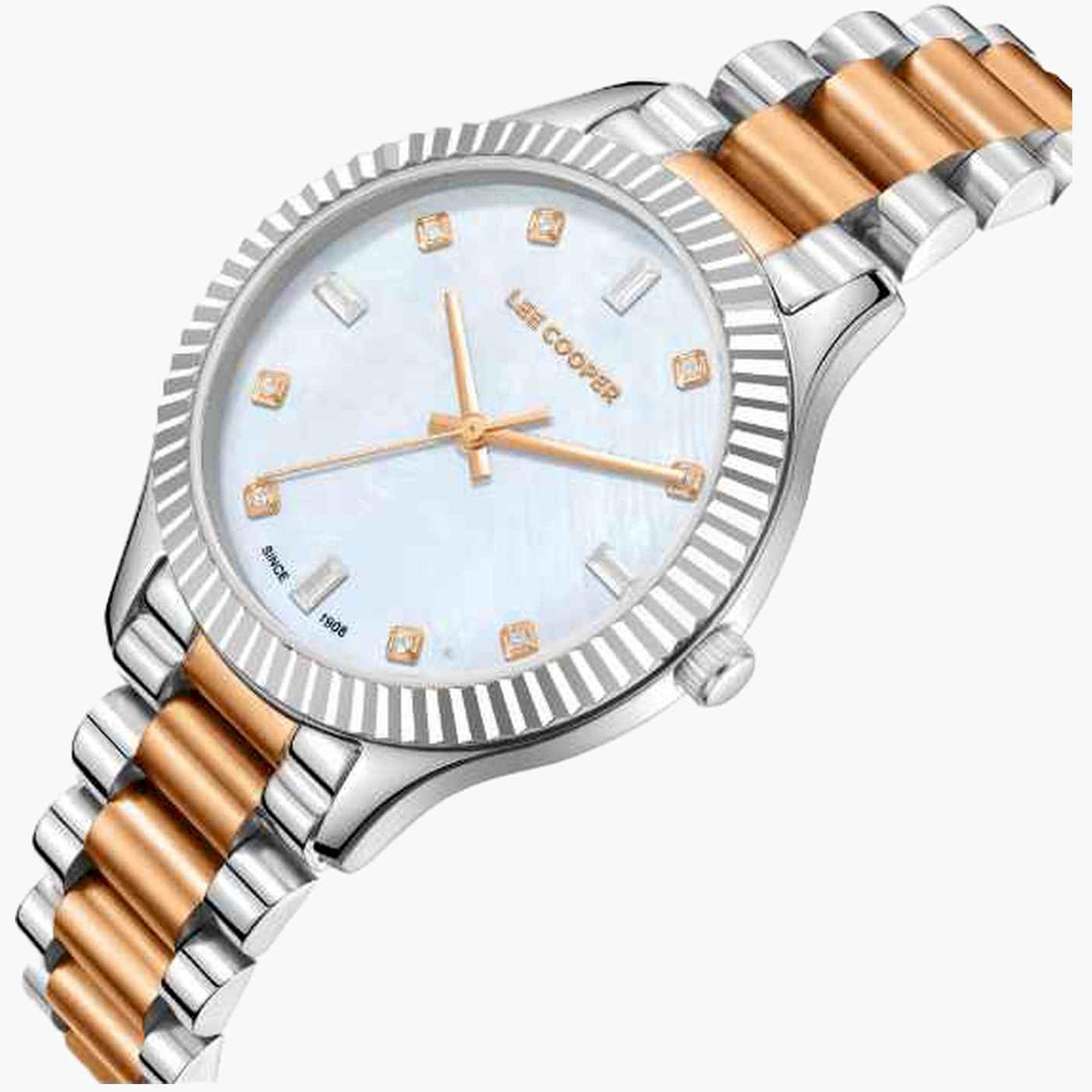 Lee Cooper Women's 35MM Multicolour Analog Metal Strap Watch | LC08079.520-women-watchesandjewellery-watches-image-2