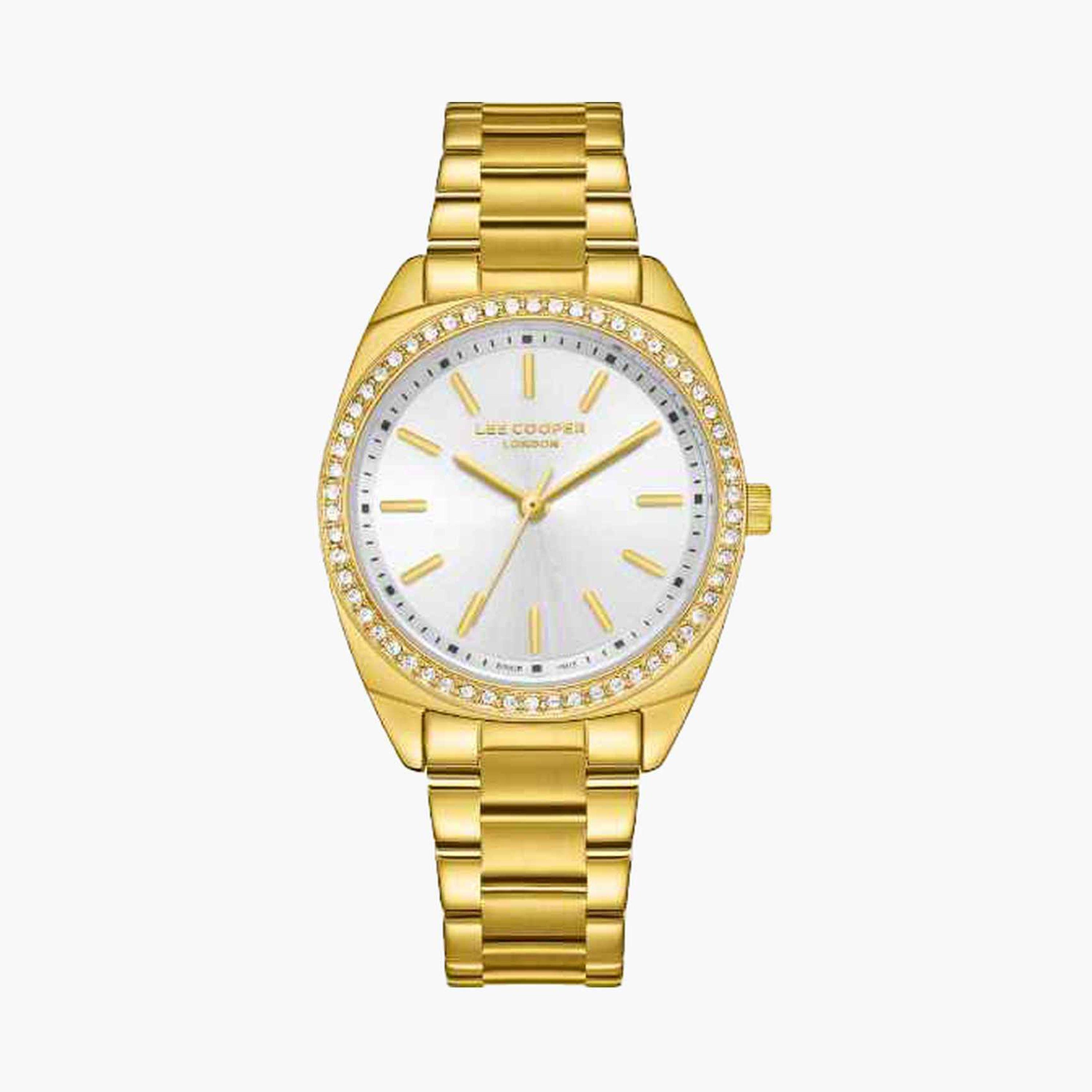 Lee Cooper Women's 32MM Gold Analog Metal Strap Watch | LC08041.130-women-watchesandjewellery-watches-image-1