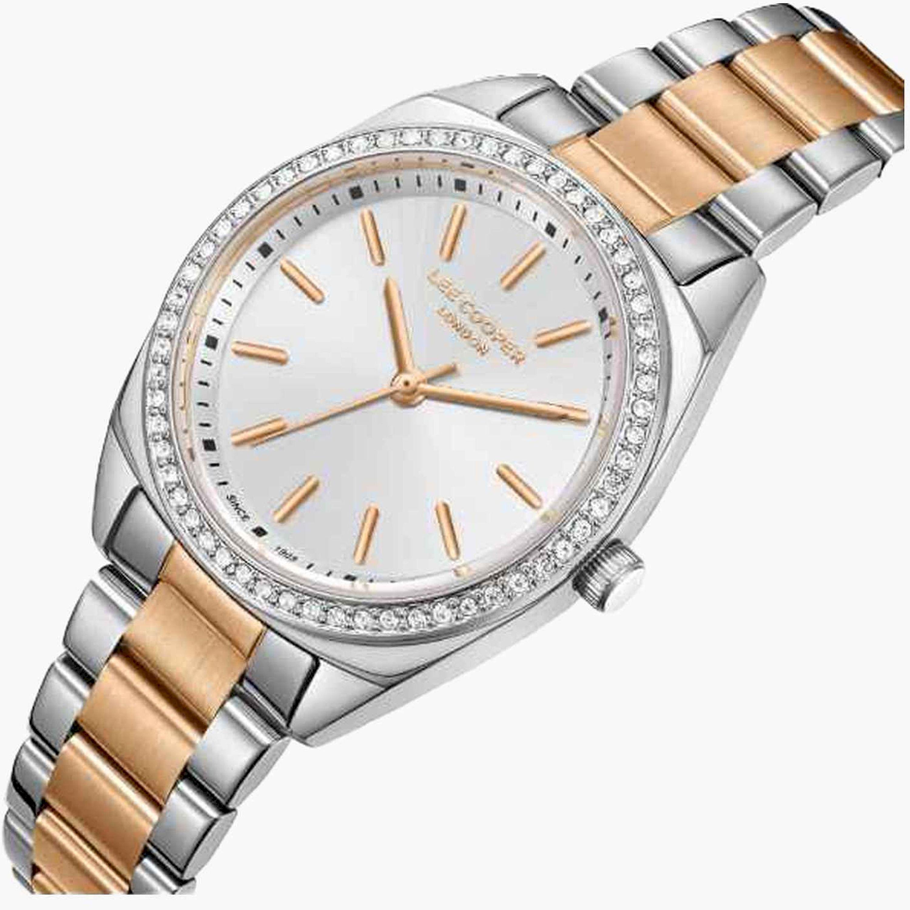 لي كوبر- ساعة تناظري سوار معدني للنساء 32مم لون فضي | LC08041.530-women-watchesandjewellery-watches-image-2