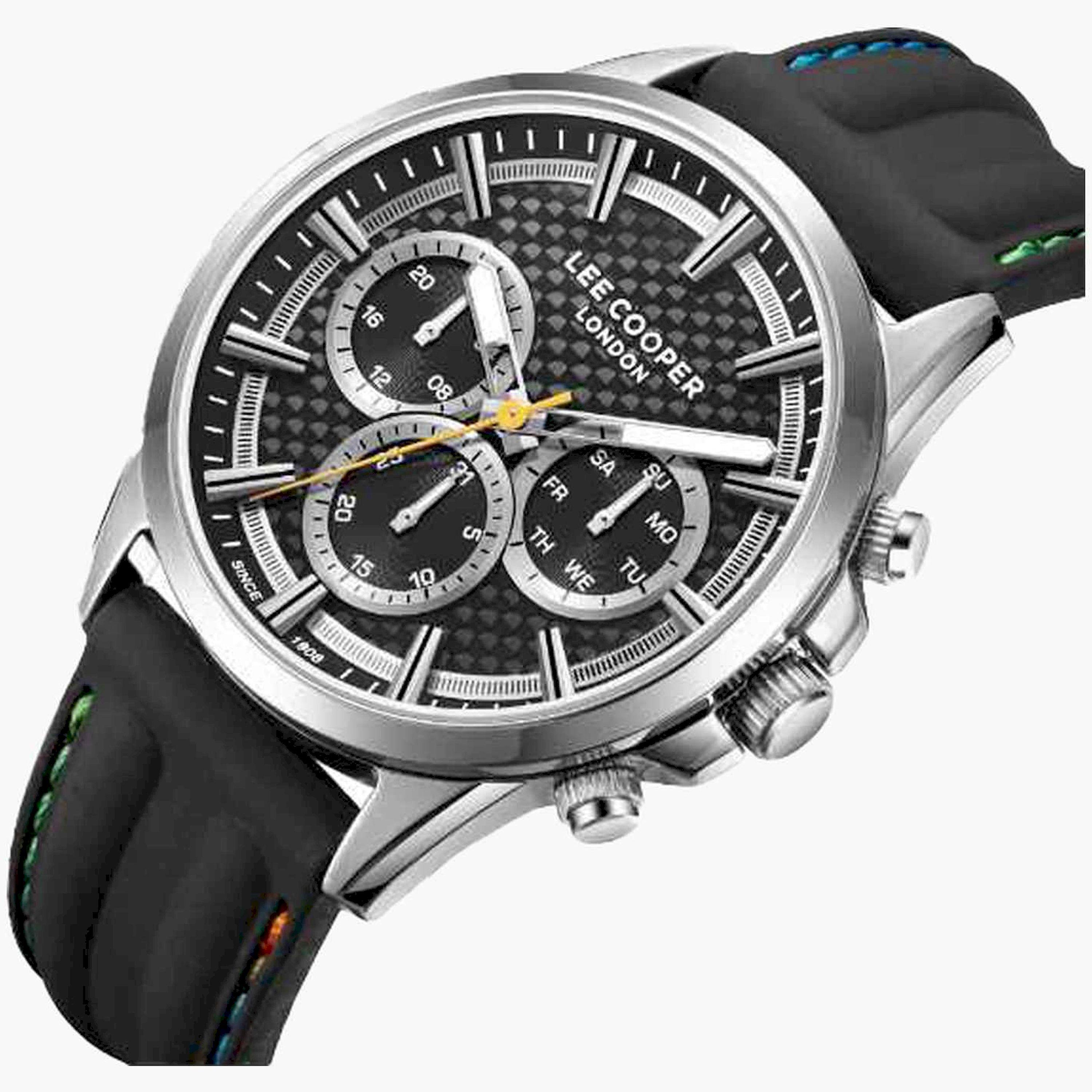 Lee Cooper Men's 44MM Multicolour Chronograph Silicone Strap Watch | LC08048.351-men-watchesandjewellery-watches-image-2
