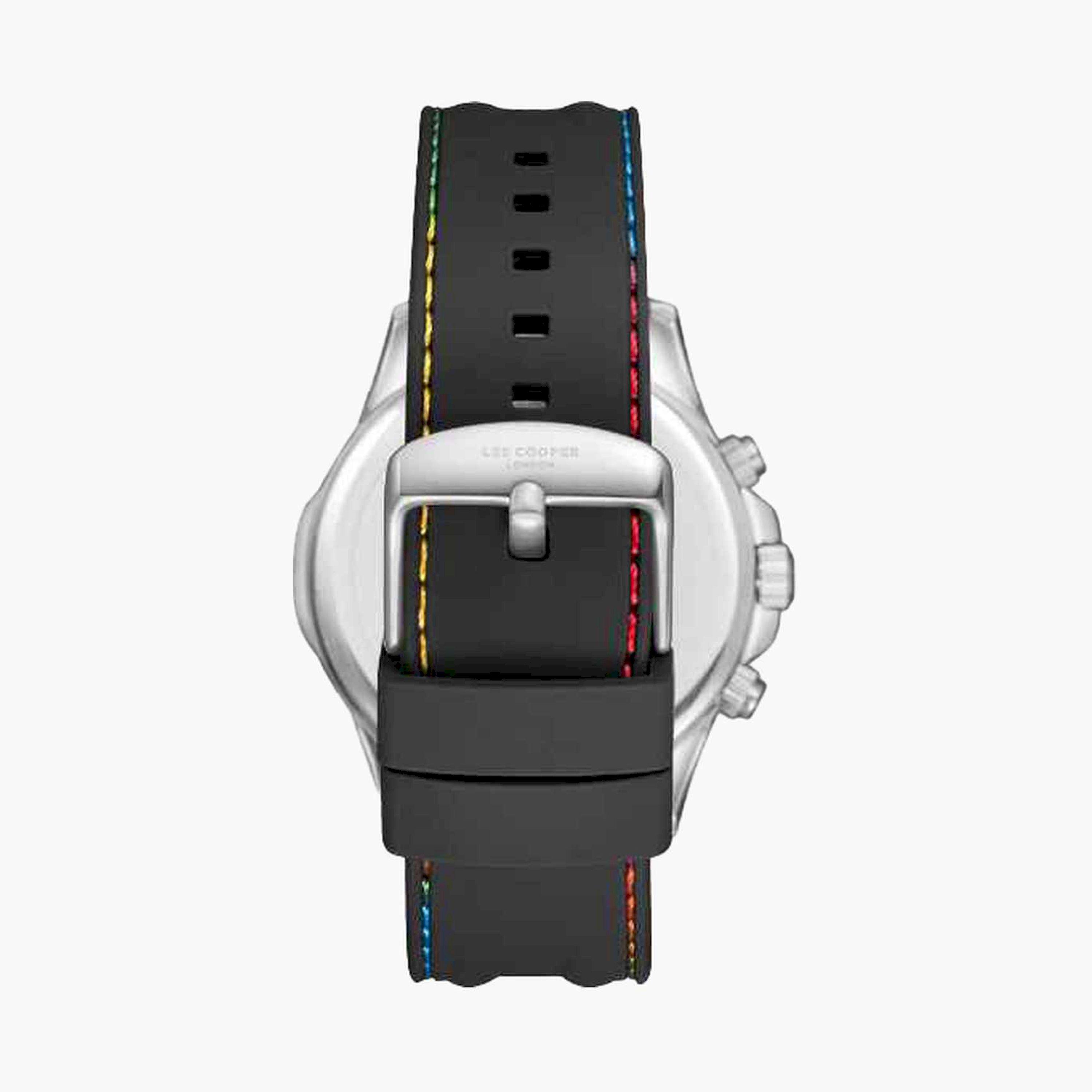 Lee Cooper Men's 44MM Multicolour Chronograph Silicone Strap Watch | LC08048.351-men-watchesandjewellery-watches-image-4