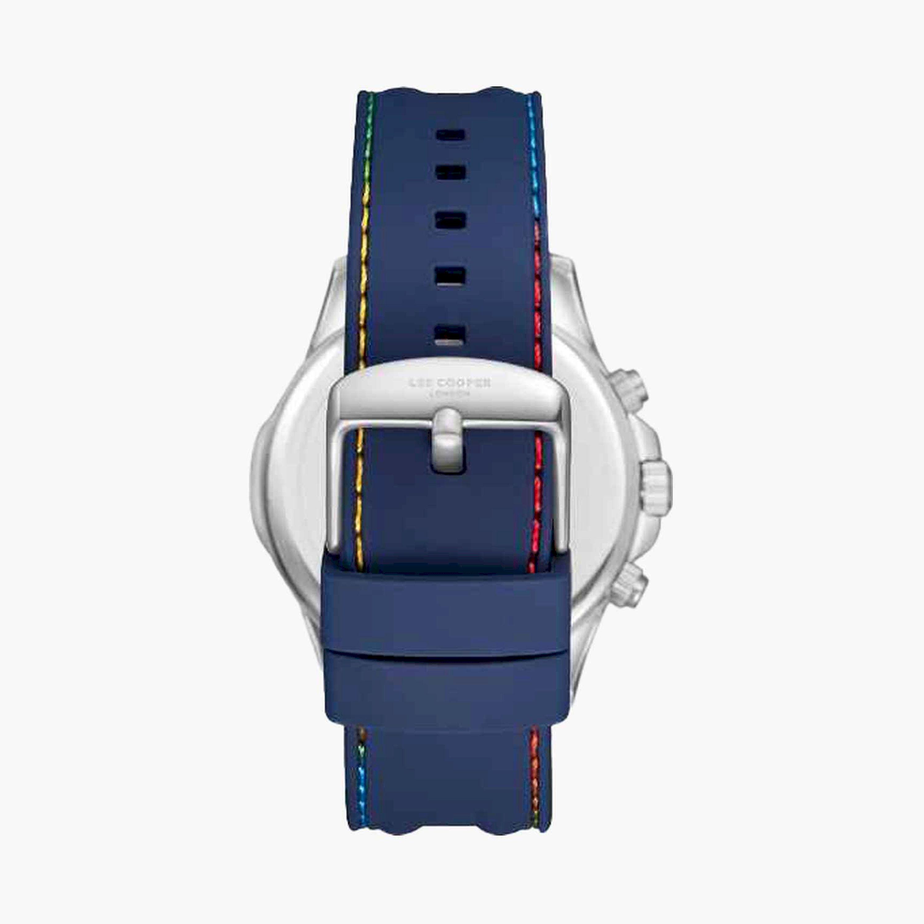 لي كوبر- ساعة كرونوغراف سوار سيليكون للرجال 44مم لون ازرق | LC08048.399-men-watchesandjewellery-watches-image-4