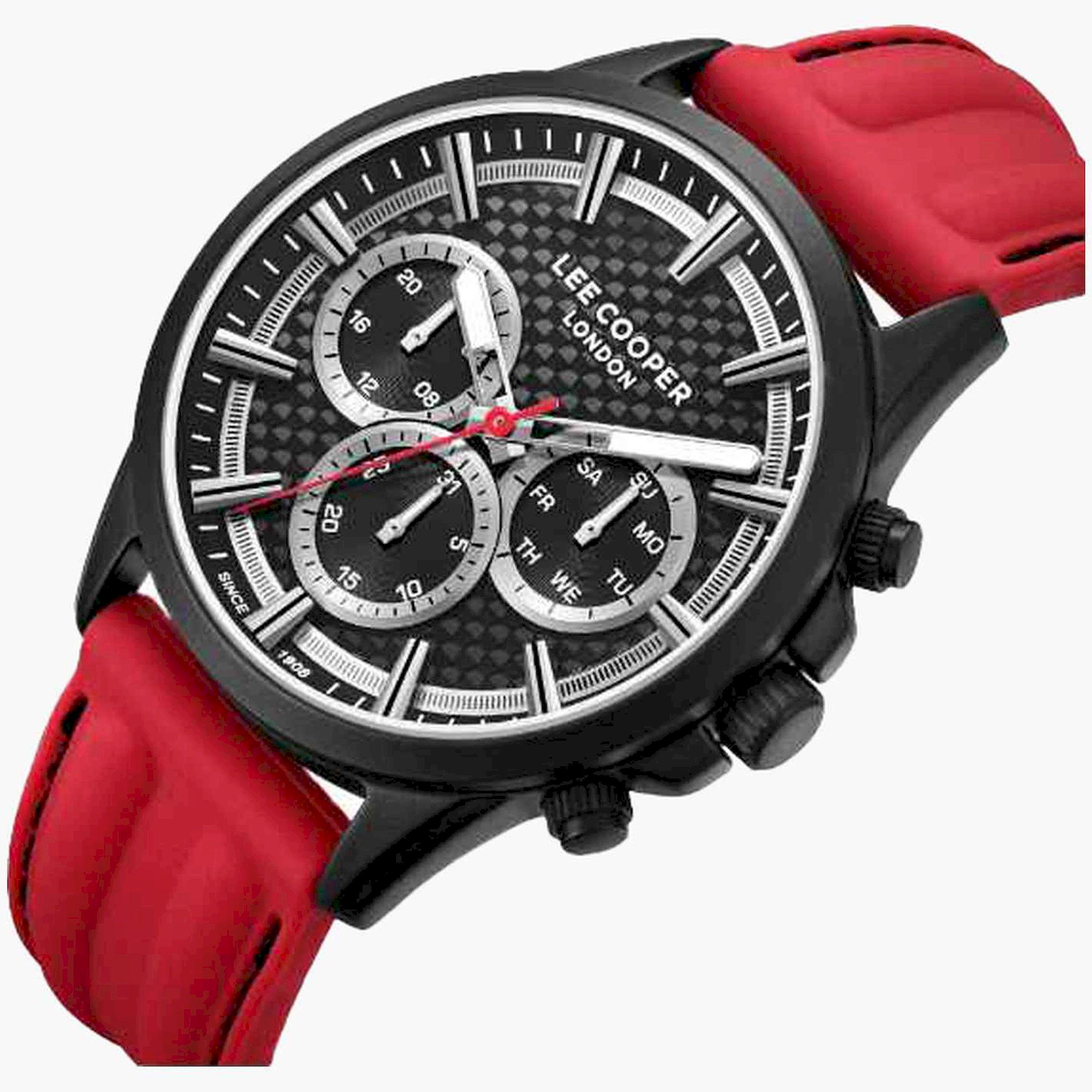 Lee Cooper Men's 44MM Multicolour Chronograph Silicone Strap Watch | LC08048.658-men-watchesandjewellery-watches-image-2
