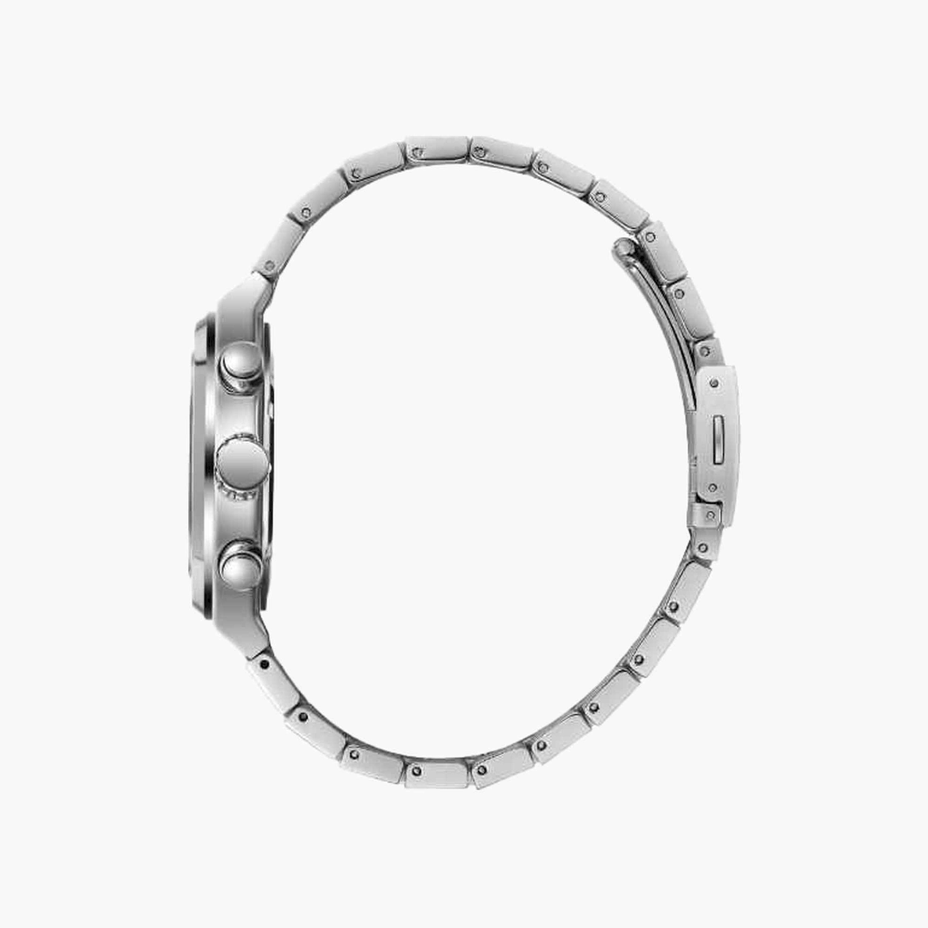 لي كوبر- ساعة كرونوغراف سوار معدني للرجال 42مم لون فضي | LC08023.300-men-watchesandjewellery-watches-image-3