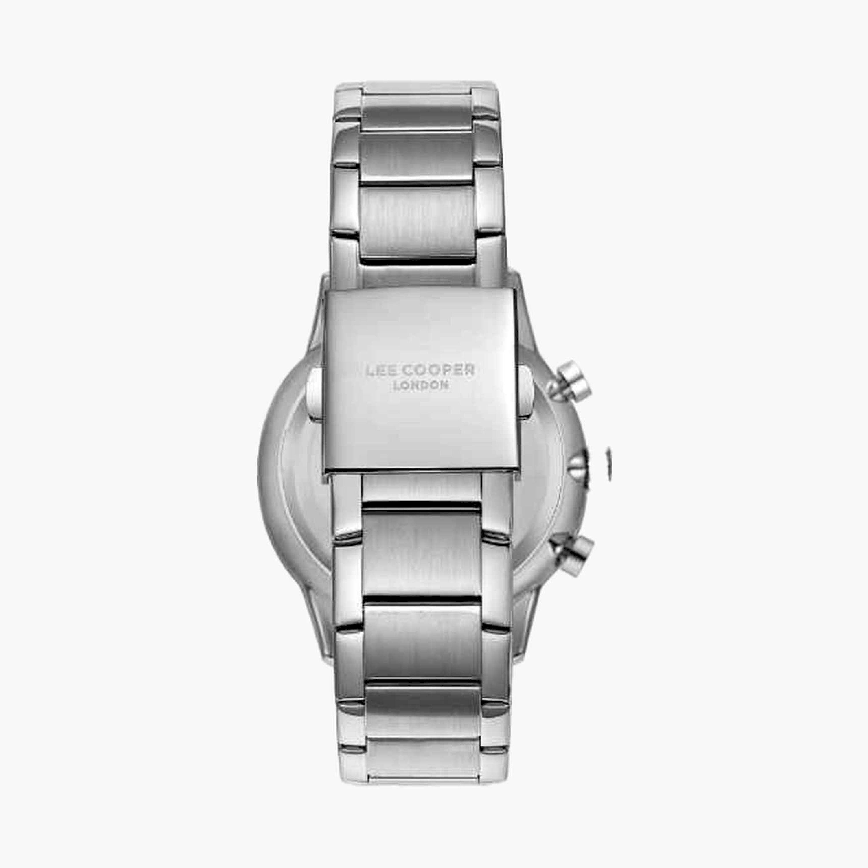 لي كوبر- ساعة كرونوغراف سوار معدني للرجال 44مم لون فضي | LC07998.370-men-watchesandjewellery-watches-image-4