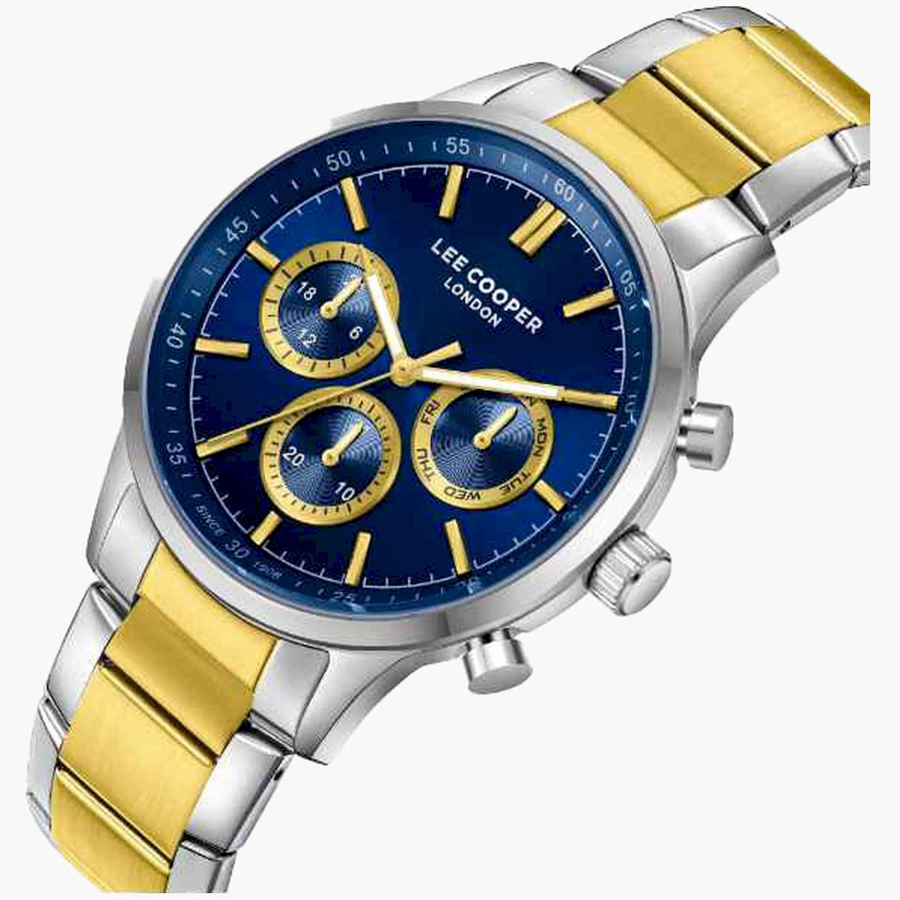 لي كوبر- ساعة كرونوغراف سوار معدني للرجال 44مم متعددة الألوان | LC07998.290-men-watchesandjewellery-watches-image-2