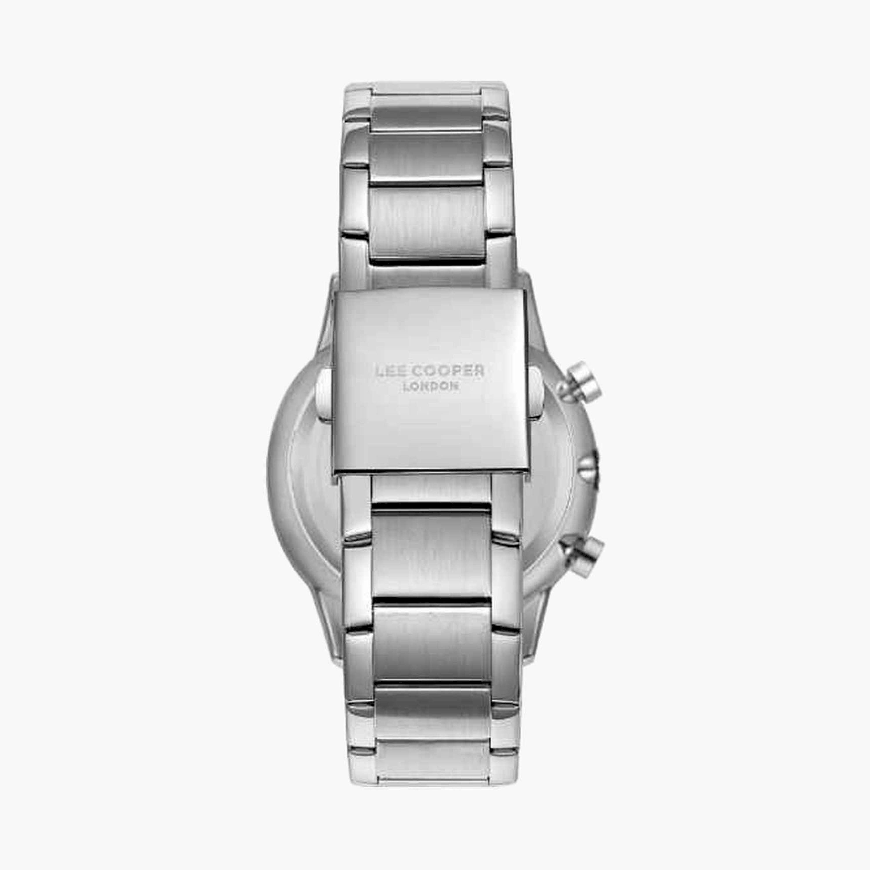Lee Cooper Men's 44MM Silver Chronograph Metal Strap Watch | LC07998.390-men-watchesandjewellery-watches-image-4