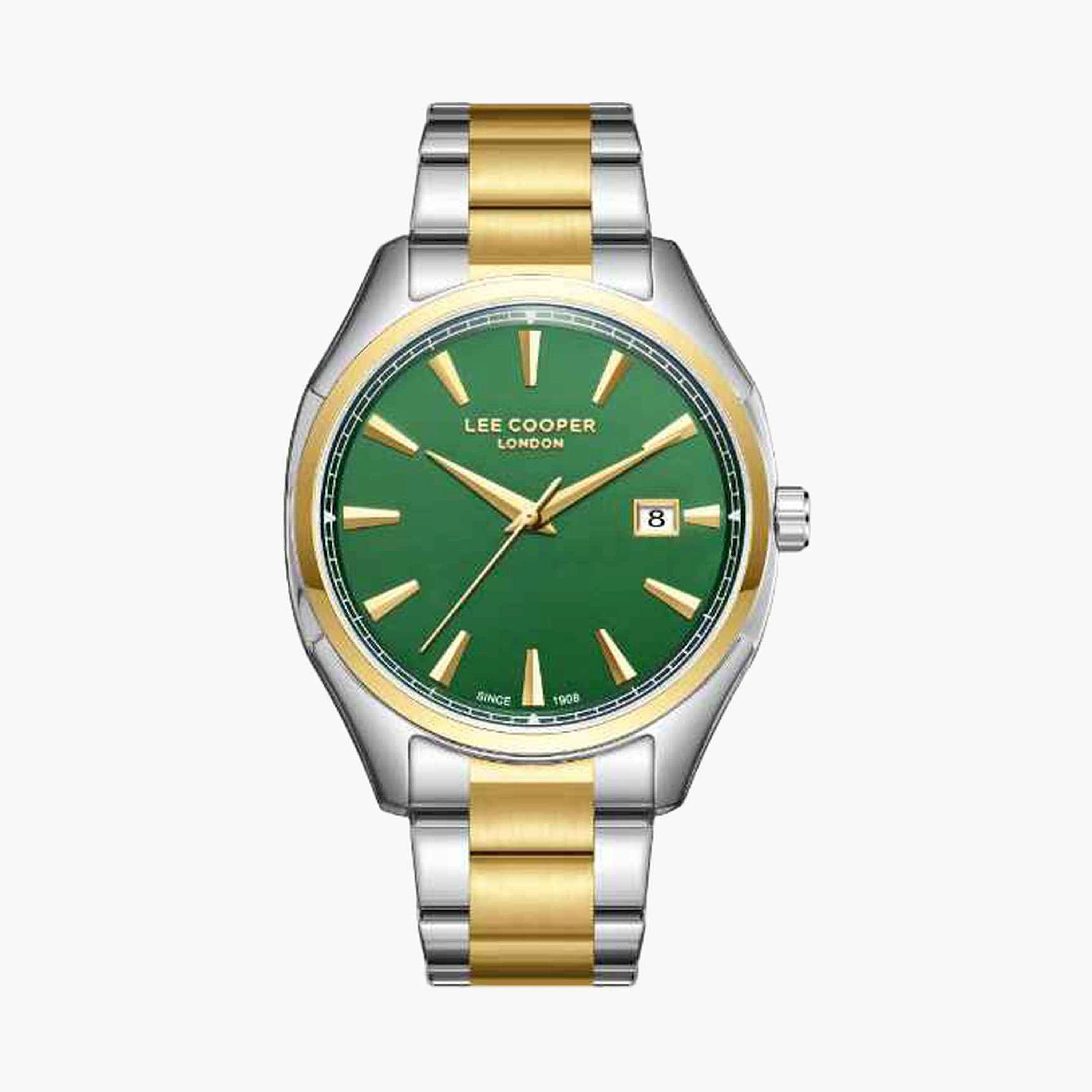 Lee Cooper Men's 41MM Multicolour Analog Metal Strap Watch | LC08007.270-men-watchesandjewellery-watches-image-1