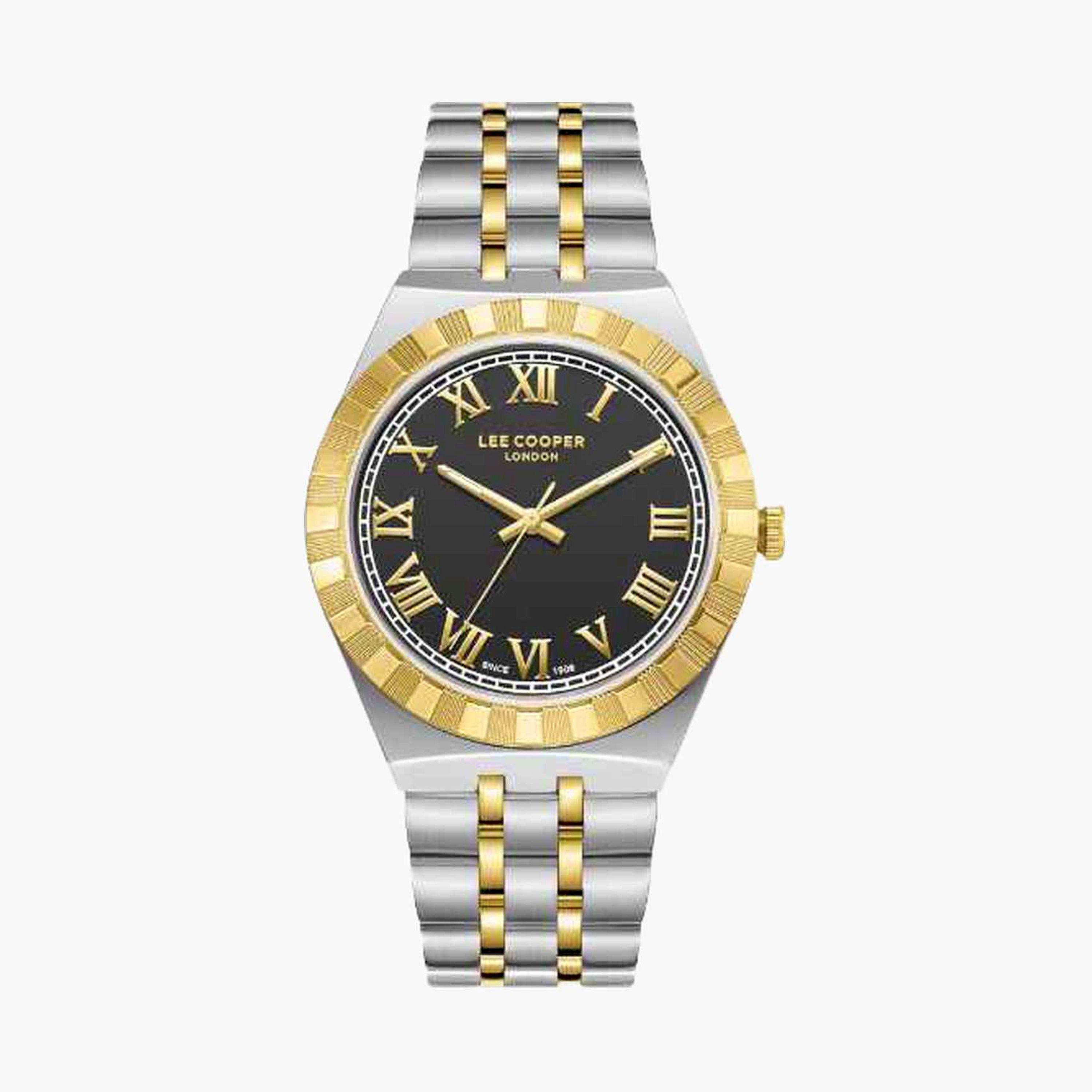 Lee Cooper Men's 41MM Multicolour Analog Metal Strap Watch | LC08060.240-men-watchesandjewellery-watches-image-1