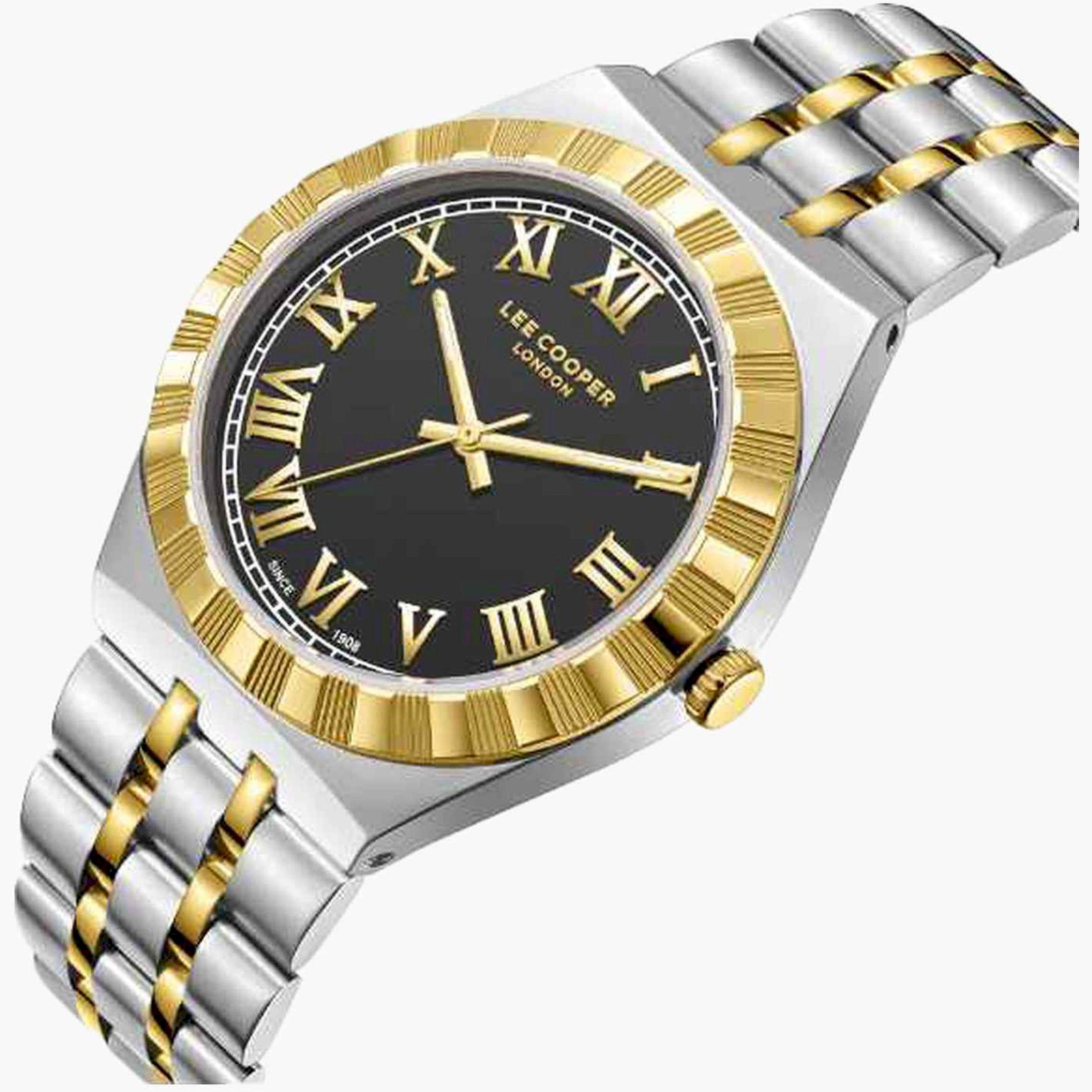 Lee Cooper Men's 41MM Multicolour Analog Metal Strap Watch | LC08060.240-men-watchesandjewellery-watches-image-2