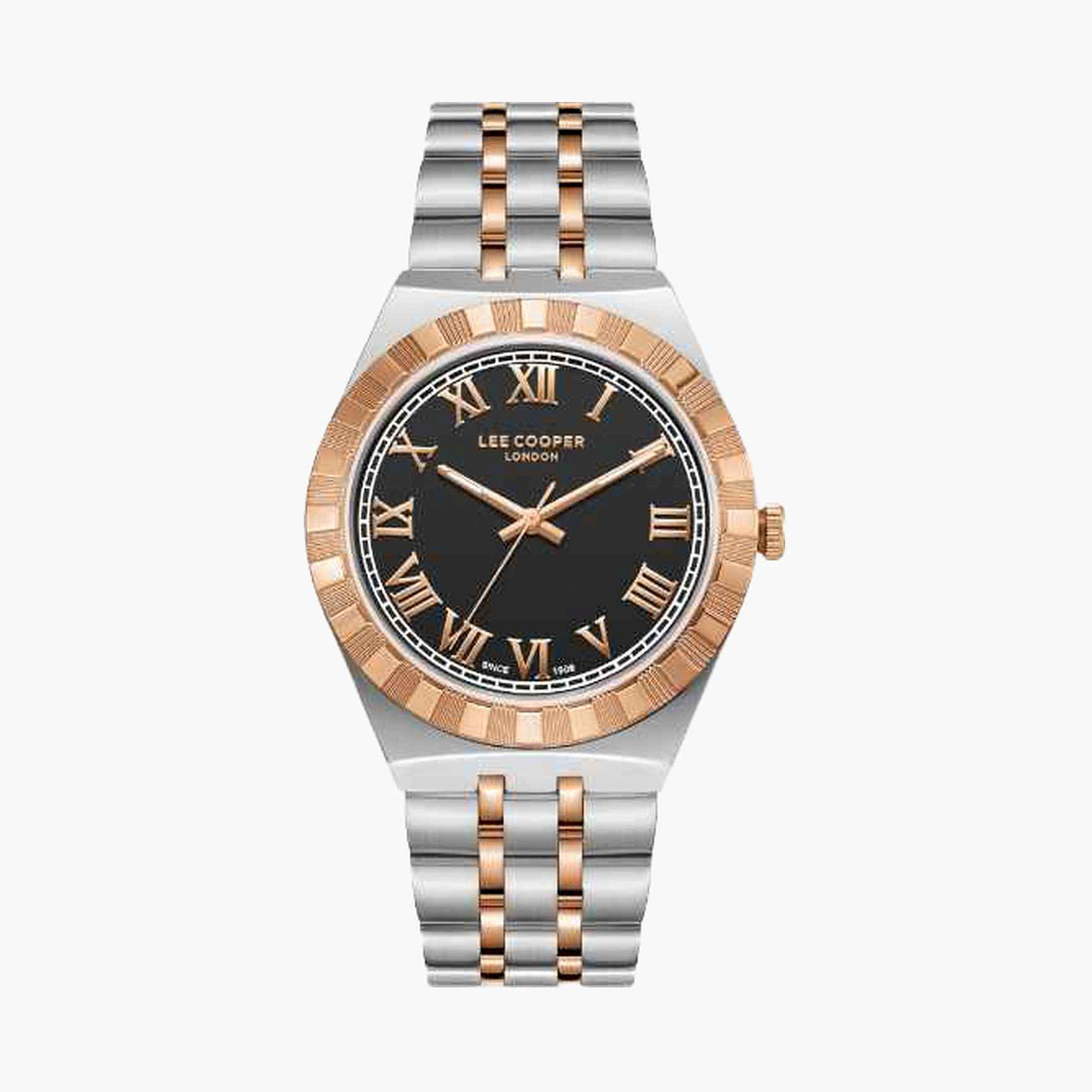Lee Cooper Men's 41MM Multicolour Analog Metal Strap Watch | LC08060.560-men-watchesandjewellery-watches-image-1