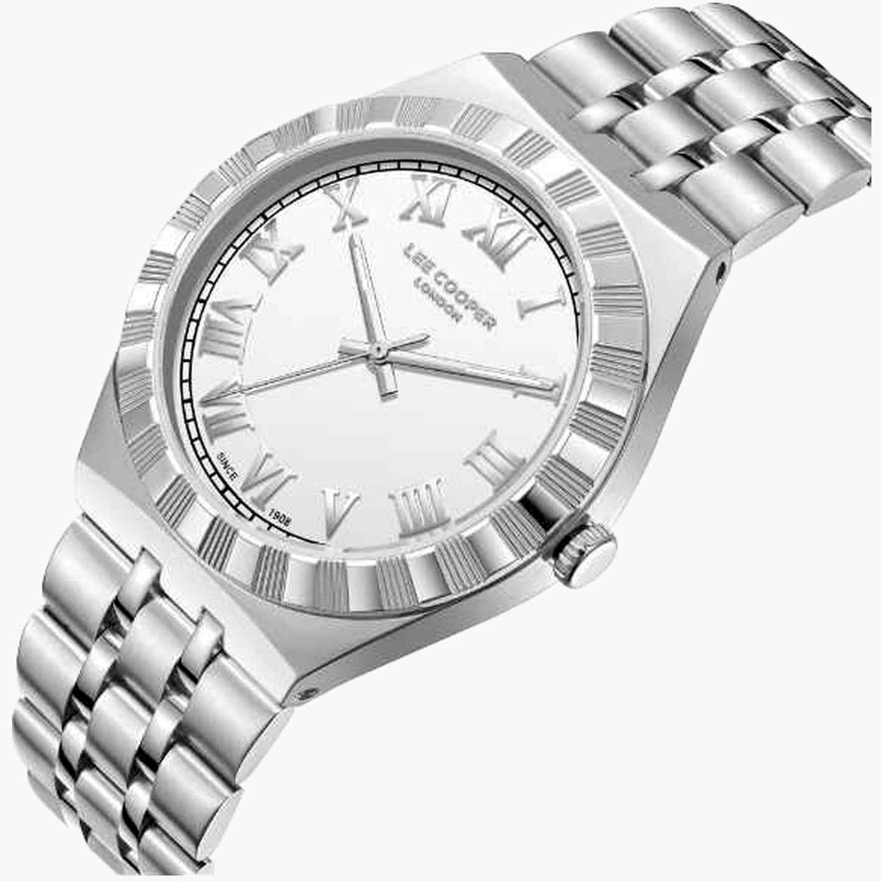 Lee Cooper Men's 41MM Silver Analog Metal Strap Watch | LC08060.330-men-watchesandjewellery-watches-image-2