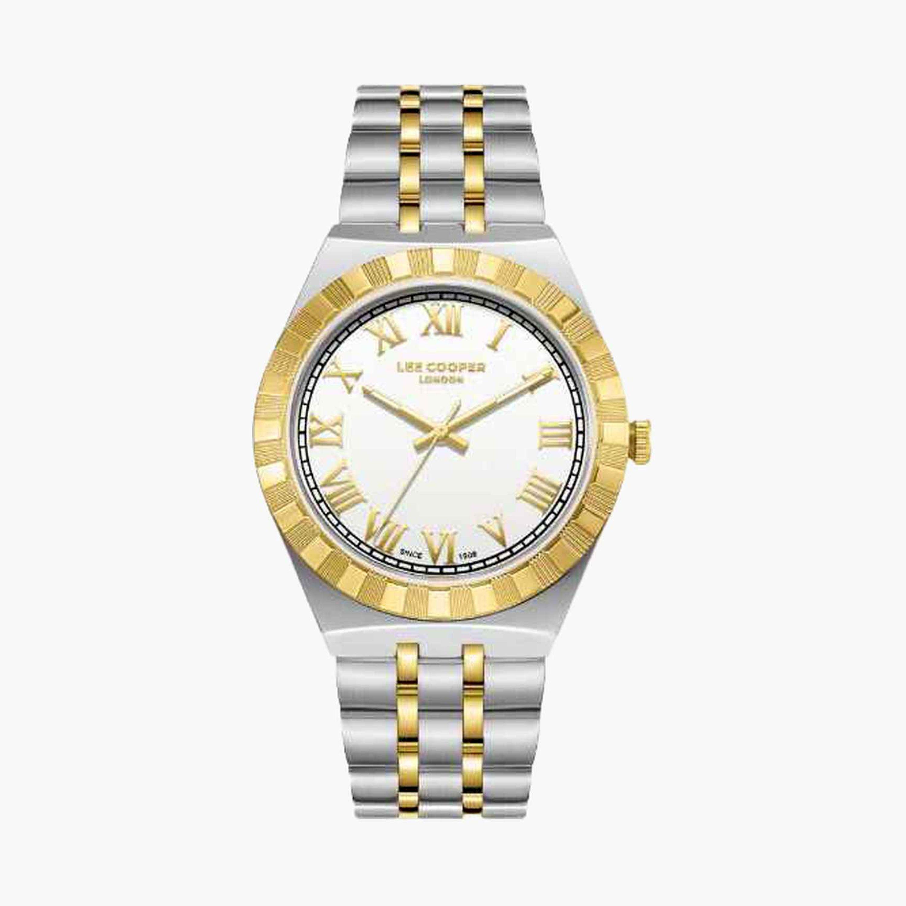 Lee Cooper Men's 41MM Multicolour Analog Metal Strap Watch | LC08060.230-men-watchesandjewellery-watches-image-1