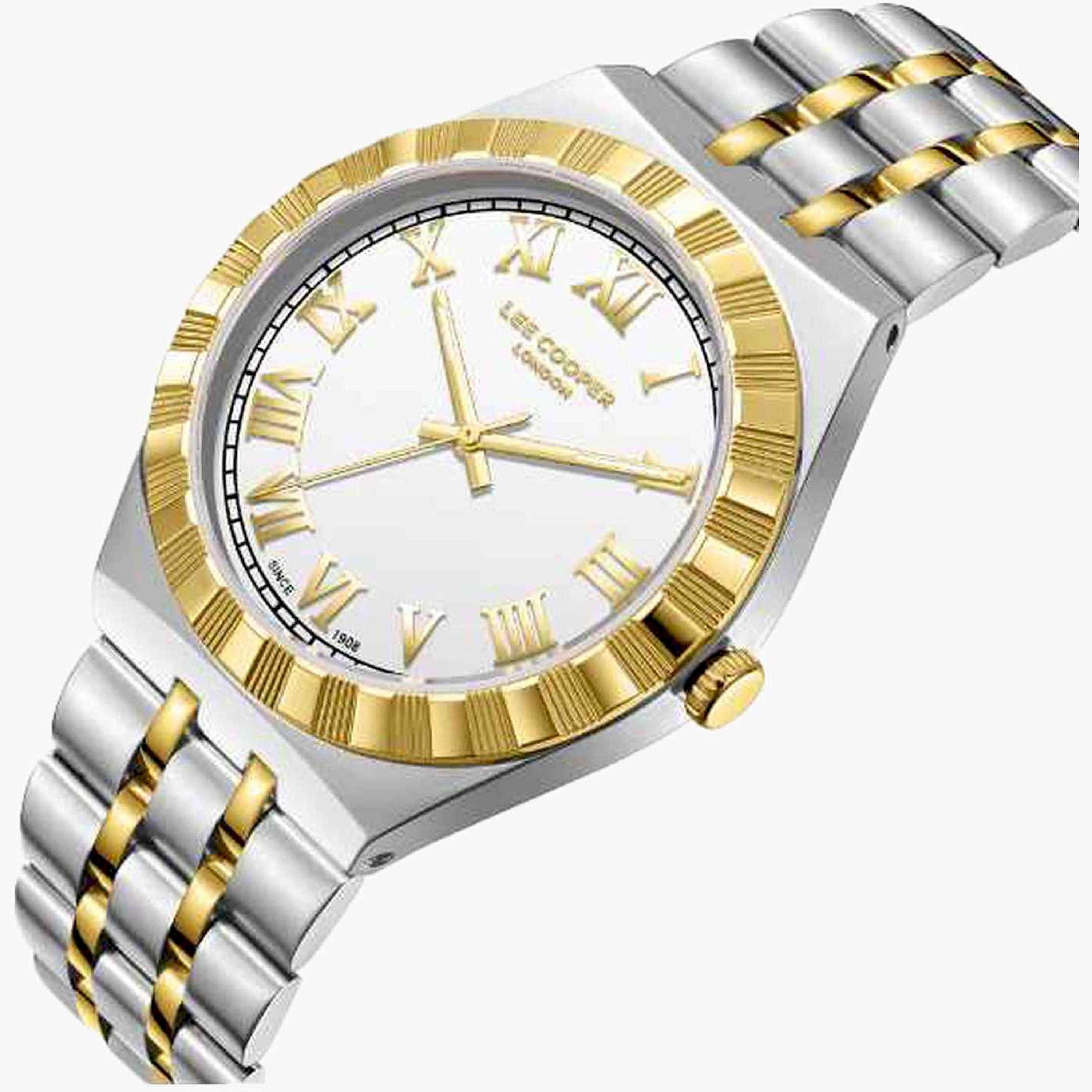 Lee Cooper Men's 41MM Multicolour Analog Metal Strap Watch | LC08060.230-men-watchesandjewellery-watches-image-2