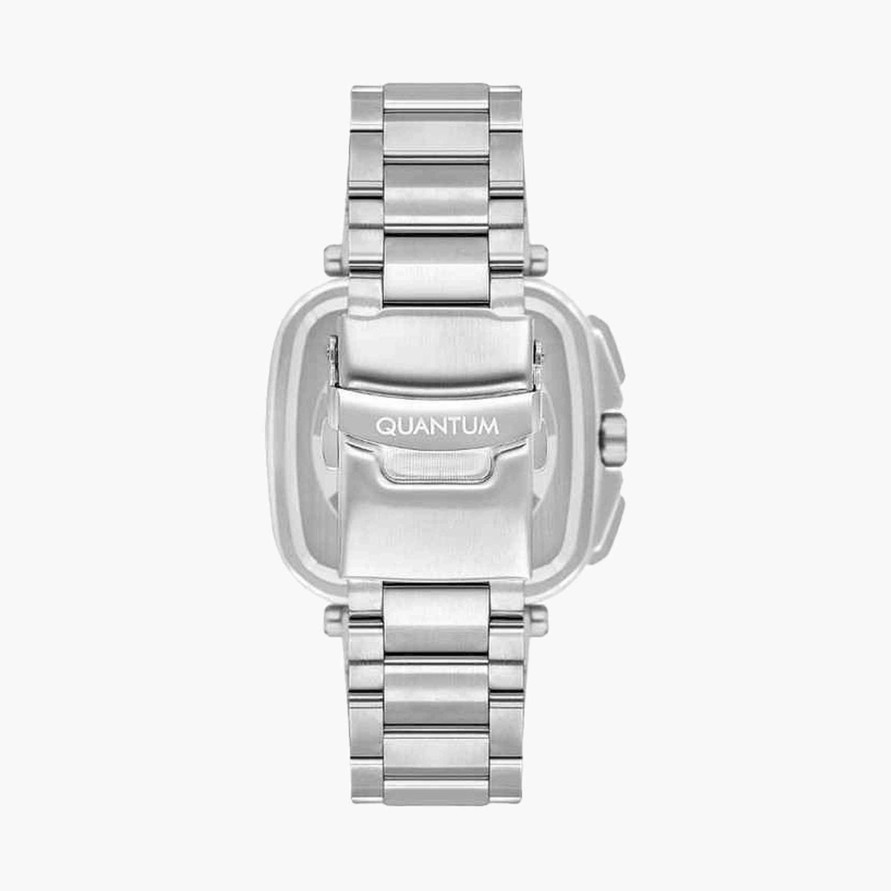 كوانتوم- ساعة كرونوغراف سوار معدني للرجال 44مم لون فضي | PWG1092.390-men-watchesandjewellery-watches-image-3