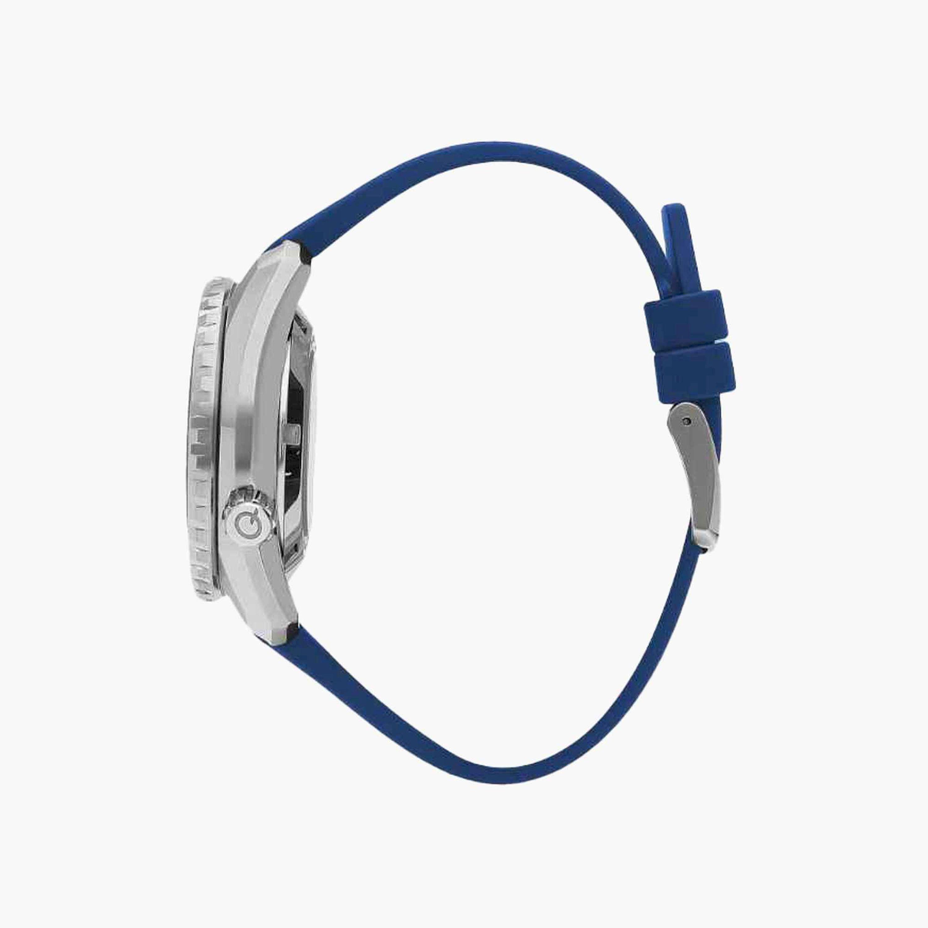 كوانتوم- ساعة اوتوماتيكية سوار سيليكون للرجال 42مم لون ازرق | QMG1105.399-men-watchesandjewellery-watches-image-2