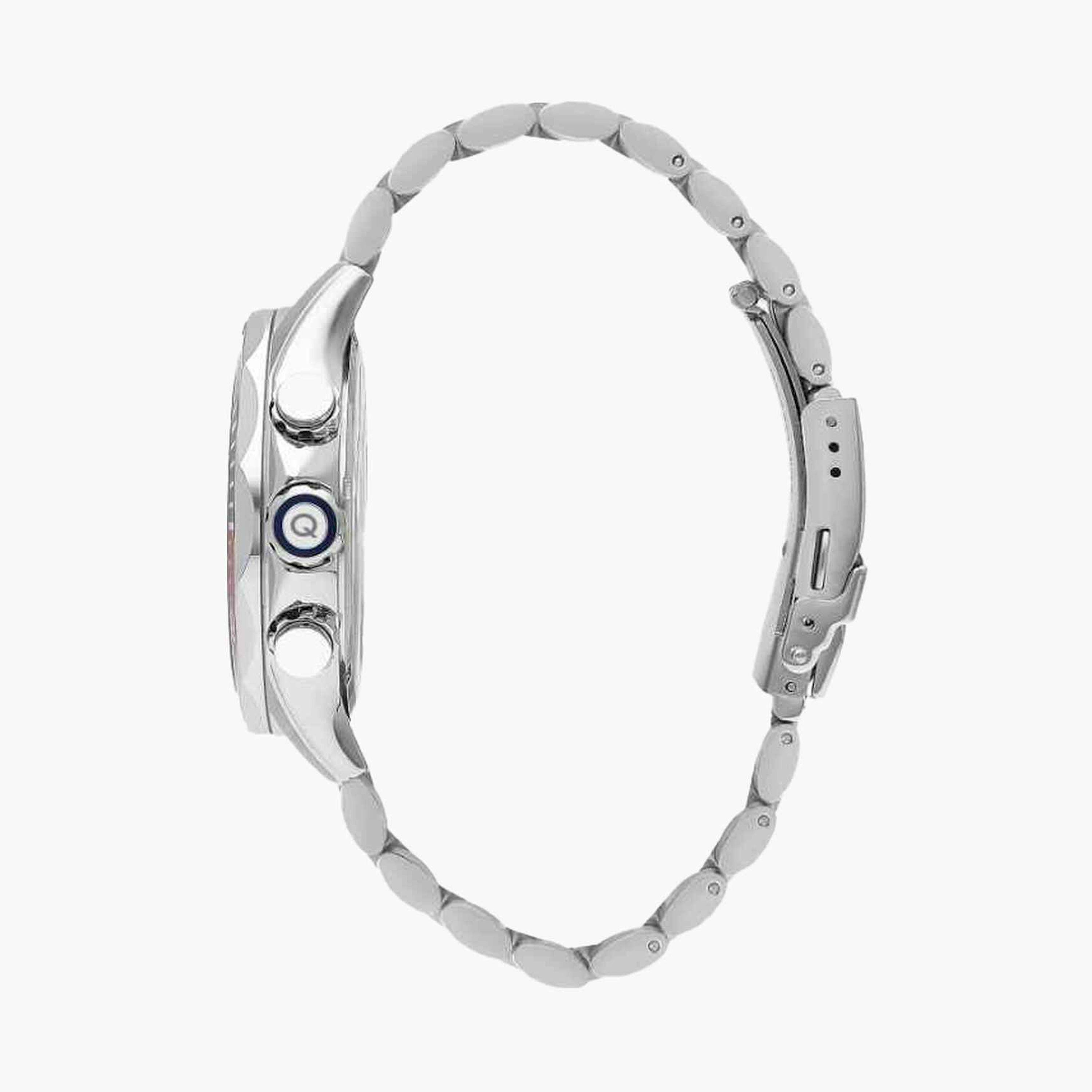 كوانتوم- ساعة كرونوغراف سوار معدني للرجال 46مم لون فضي | PWG1036.390-men-watchesandjewellery-watches-image-2