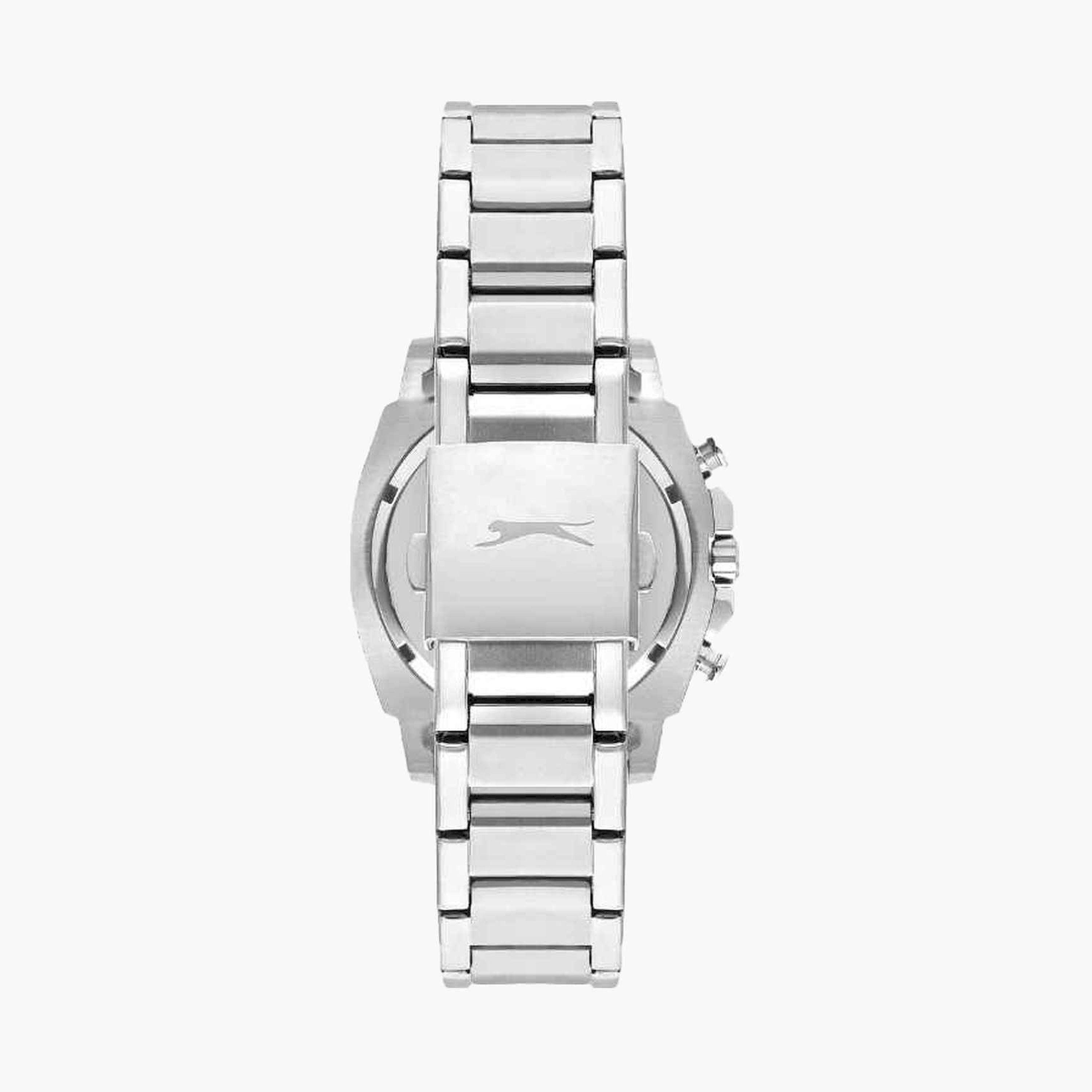 Slazenger Men's 44MM Silver Chronograph Metal Strap Watch | SL.9.2292.2.03-men-watchesandjewellery-watches-image-3