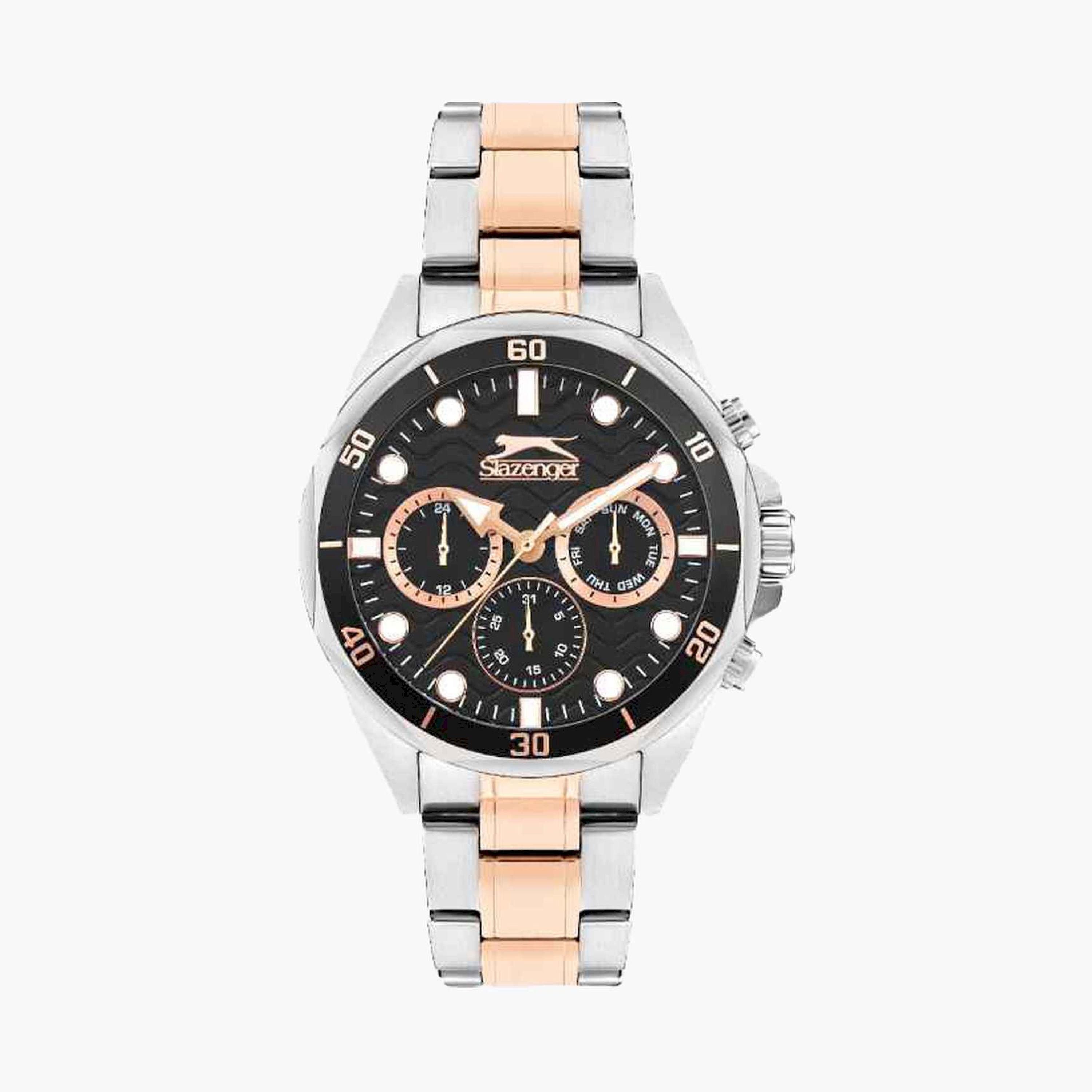 Slazenger Men's 46MM Multicolour Chronograph Metal Strap Watch | SL.9.2309.2.04-men-watchesandjewellery-watches-image-1
