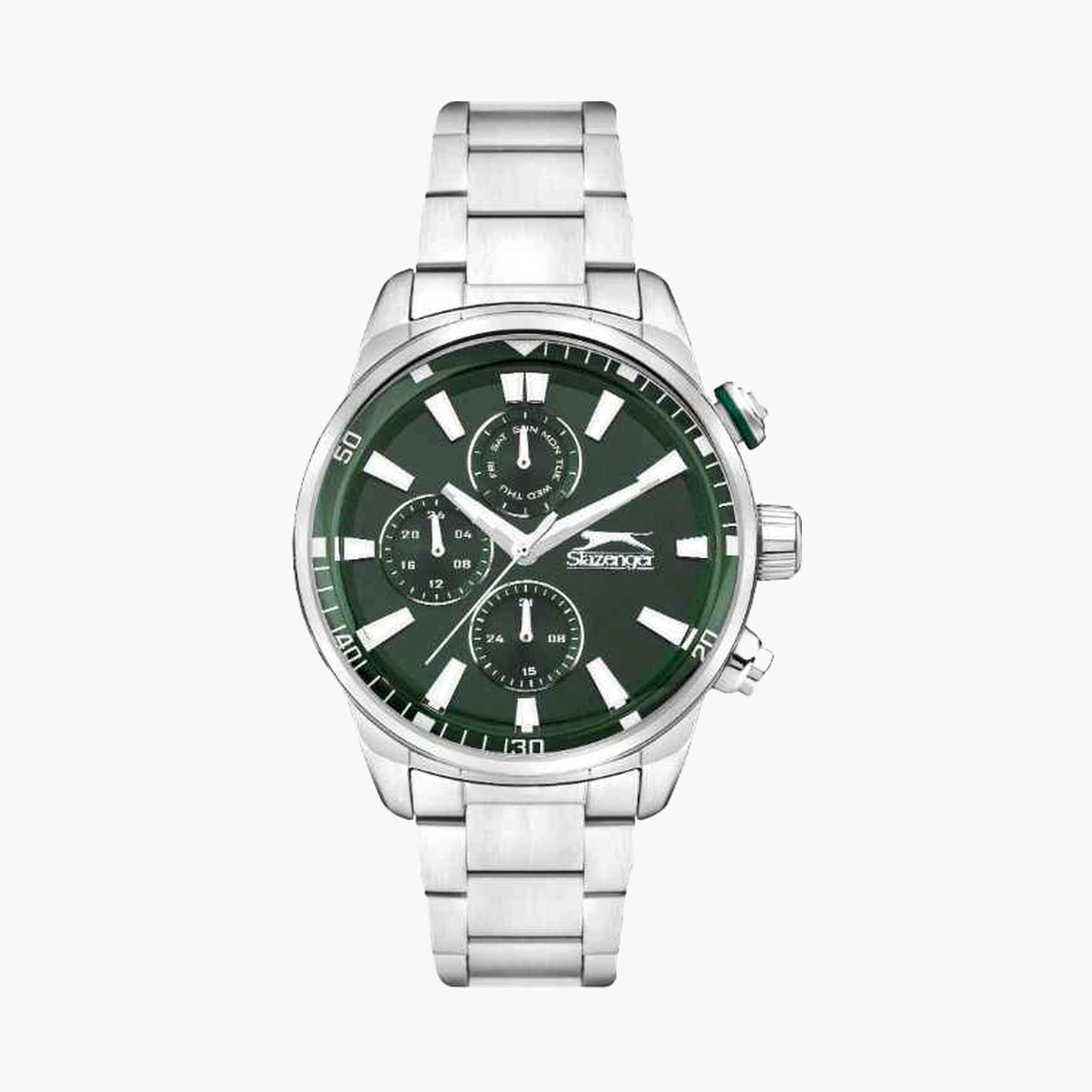 سلازنغر- ساعة كرونوغراف سوار معدني للرجال 45مم لون فضي | SL.9.2272.2.07-men-watchesandjewellery-watches-image-1