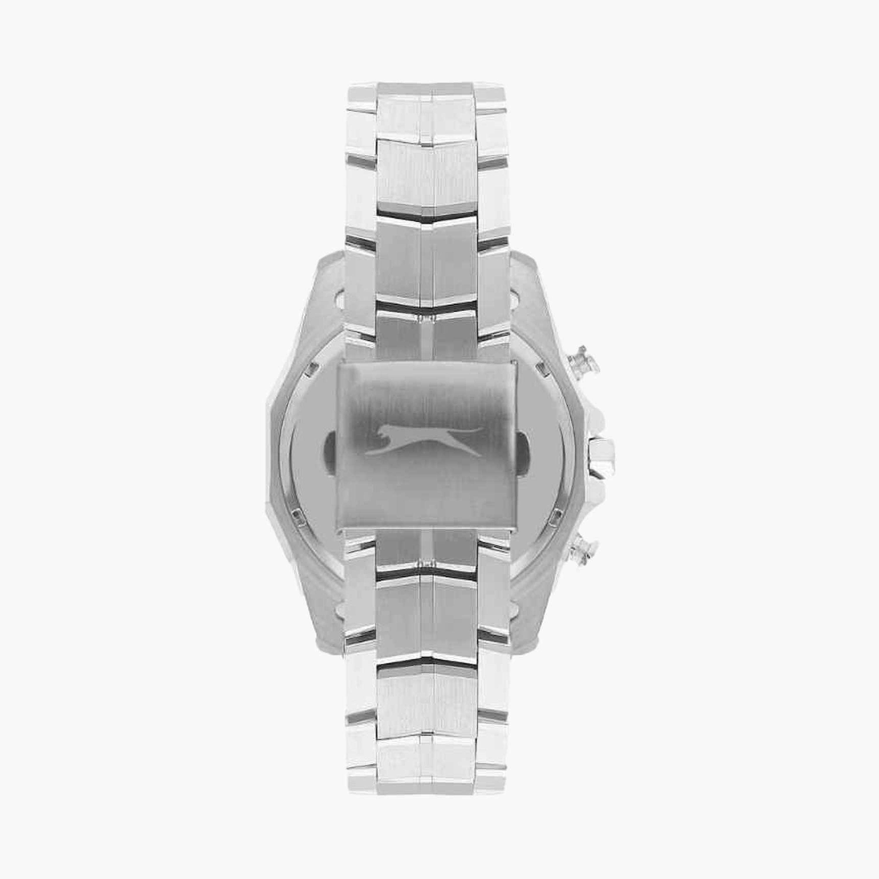 Slazenger Men's 48MM Silver Chronograph Metal Strap Watch | SL.9.2312.2.01-men-watchesandjewellery-watches-image-3