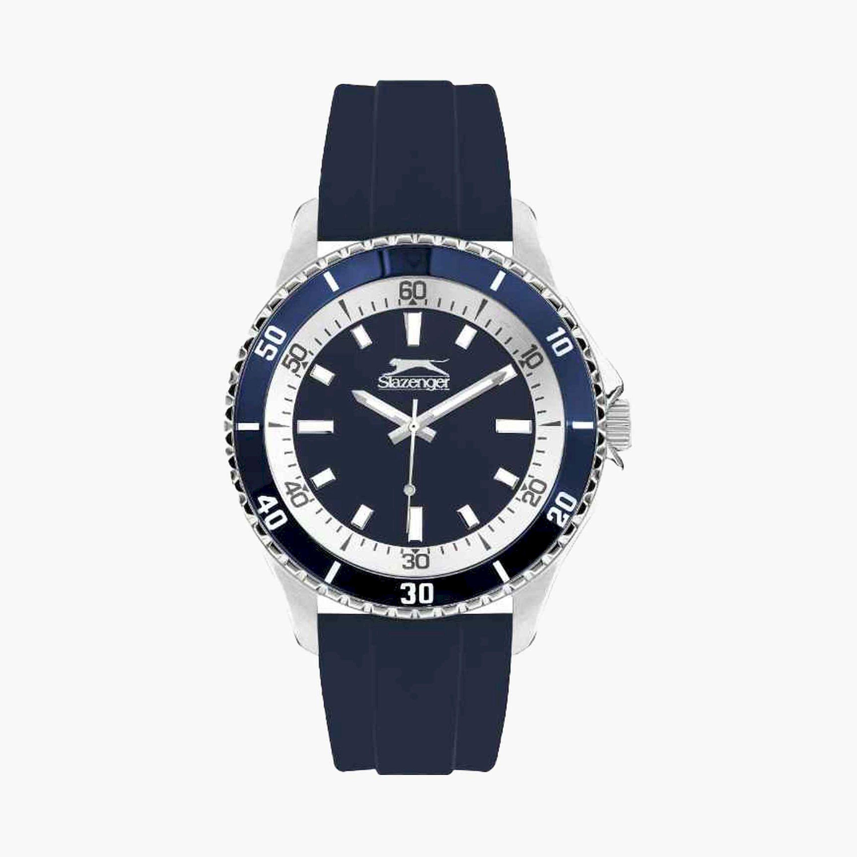 سلازنغر- ساعة تناظري سوار سيليكون للرجال 44مم لون ازرق | SL.9.2314.1.07-men-watchesandjewellery-watches-image-1