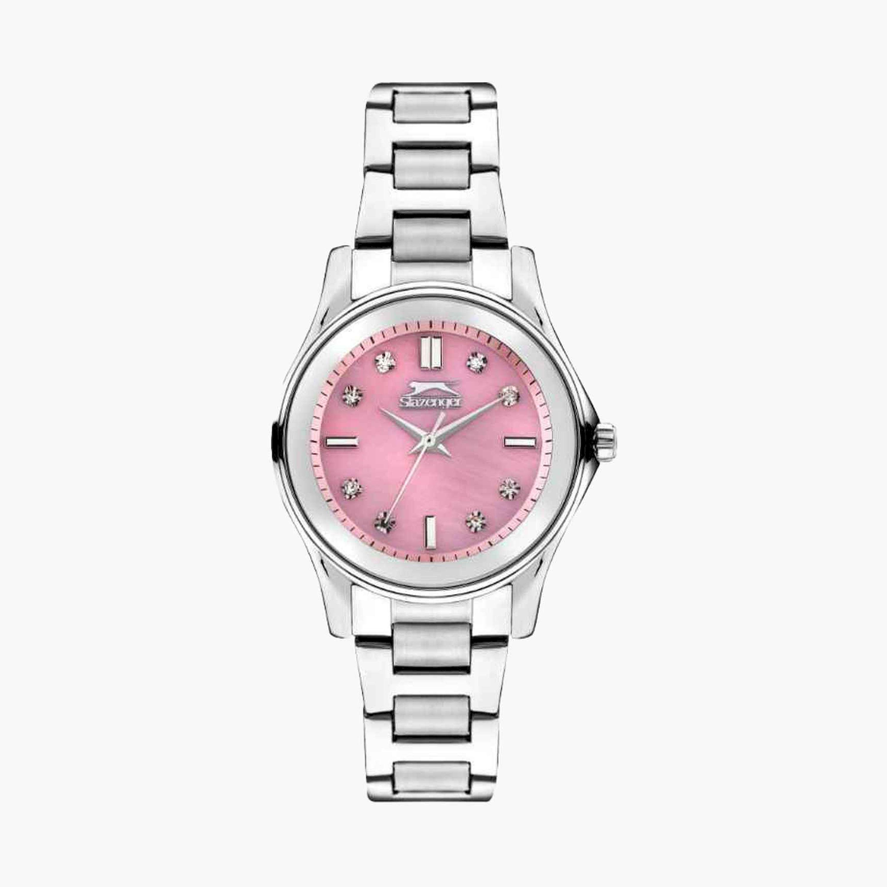 سلازنغر- ساعة تناظري سوار معدني للنساء 32مم لون فضي | SL.9.2235.3.08-women-watchesandjewellery-watches-image-1