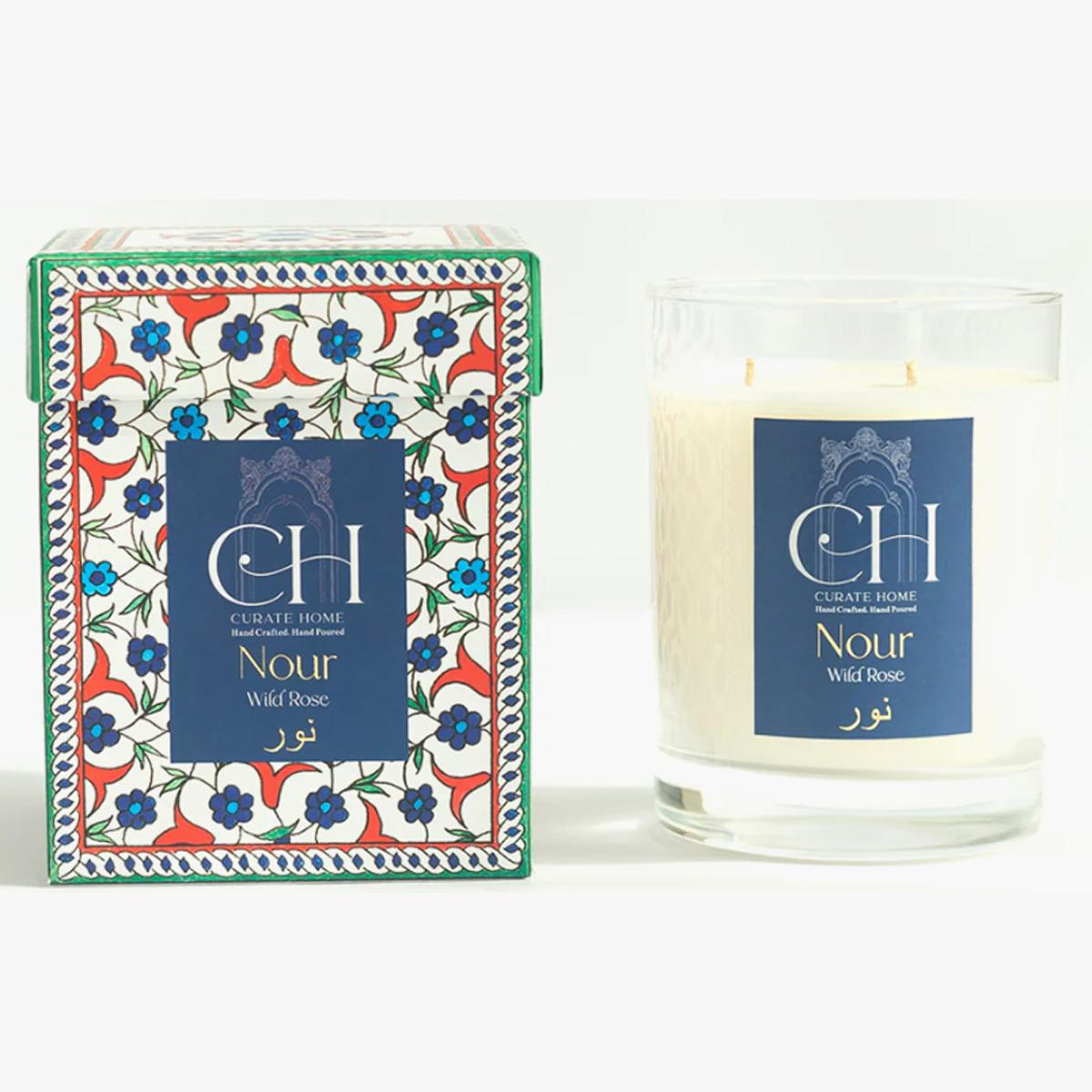 Nour Wild Rose Jar Candle