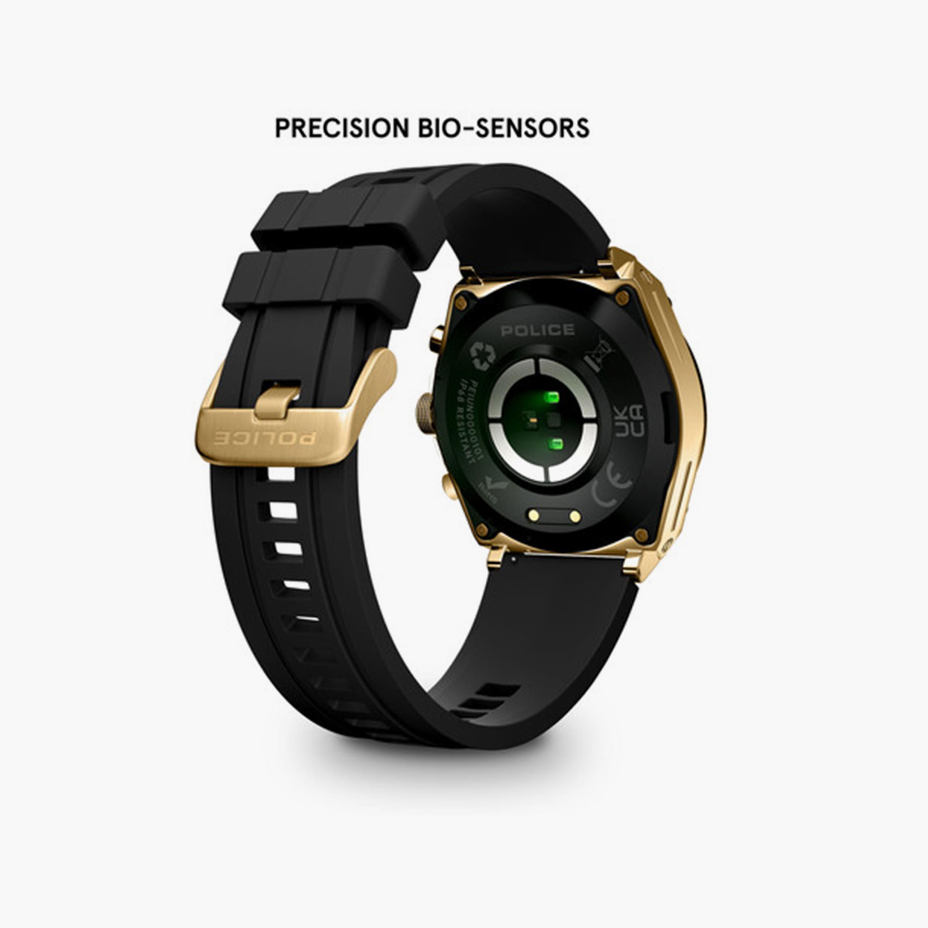 بوليس- ساعة ذكية سوداء سوار سيليكون 45 مم | PEIUN0000105 للرجال-men-watchesandjewellery-watches-image-3