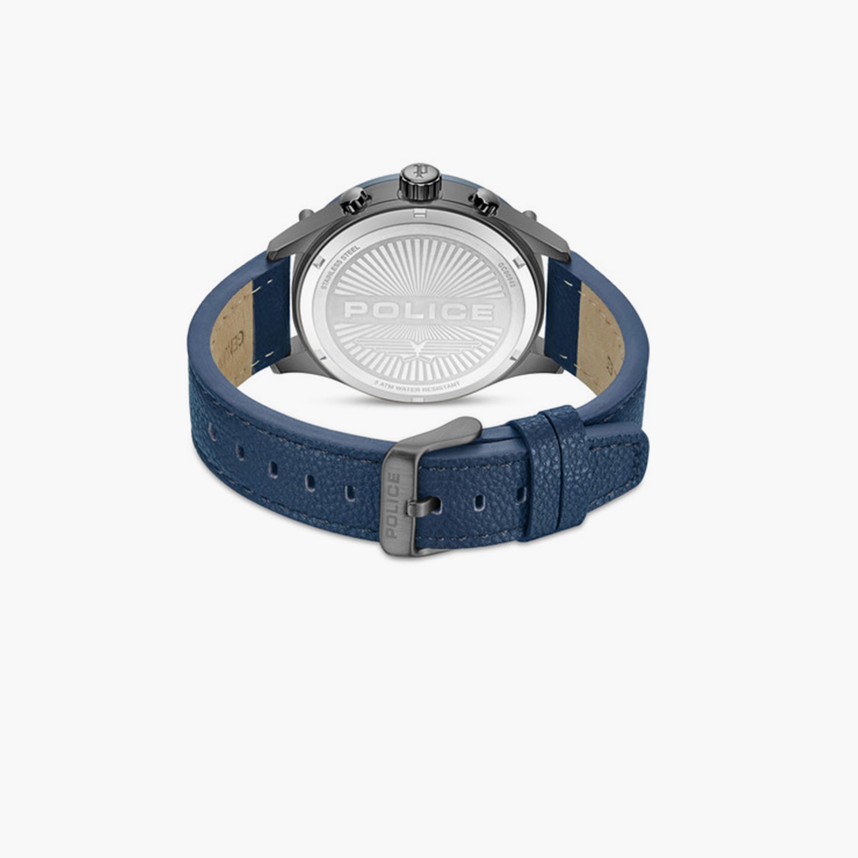 Police Men's Wadden 45MM Blue Chronograph Silicone Strap Watch | PEWGC0054206-men-watchesandjewellery-watches-image-3