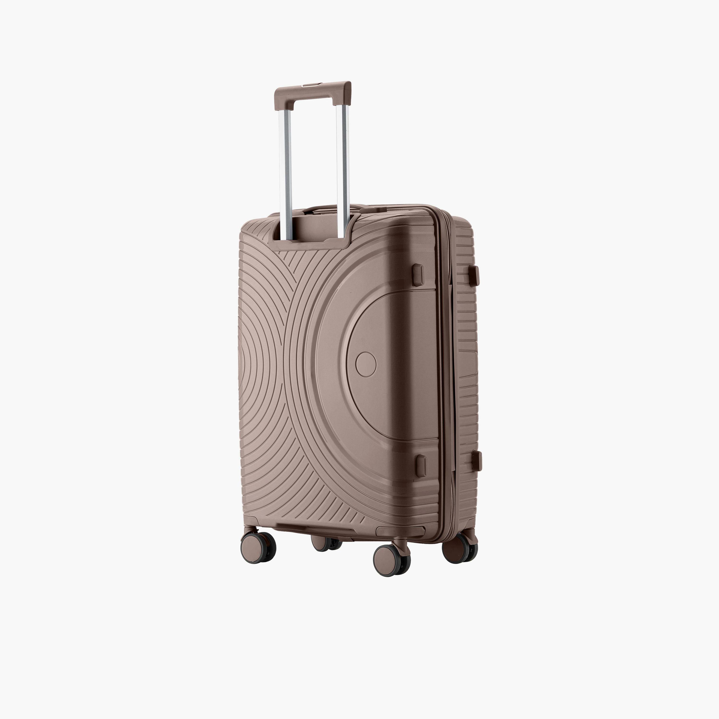 Senator 65.5 CM Medium Check-in Polypropylene Hard Sided 4-Wheeler Spinner Trolley Bag with 3-Digit Combination Lock | KH1010-24-travel-luggagesandbags-luggage-image-5