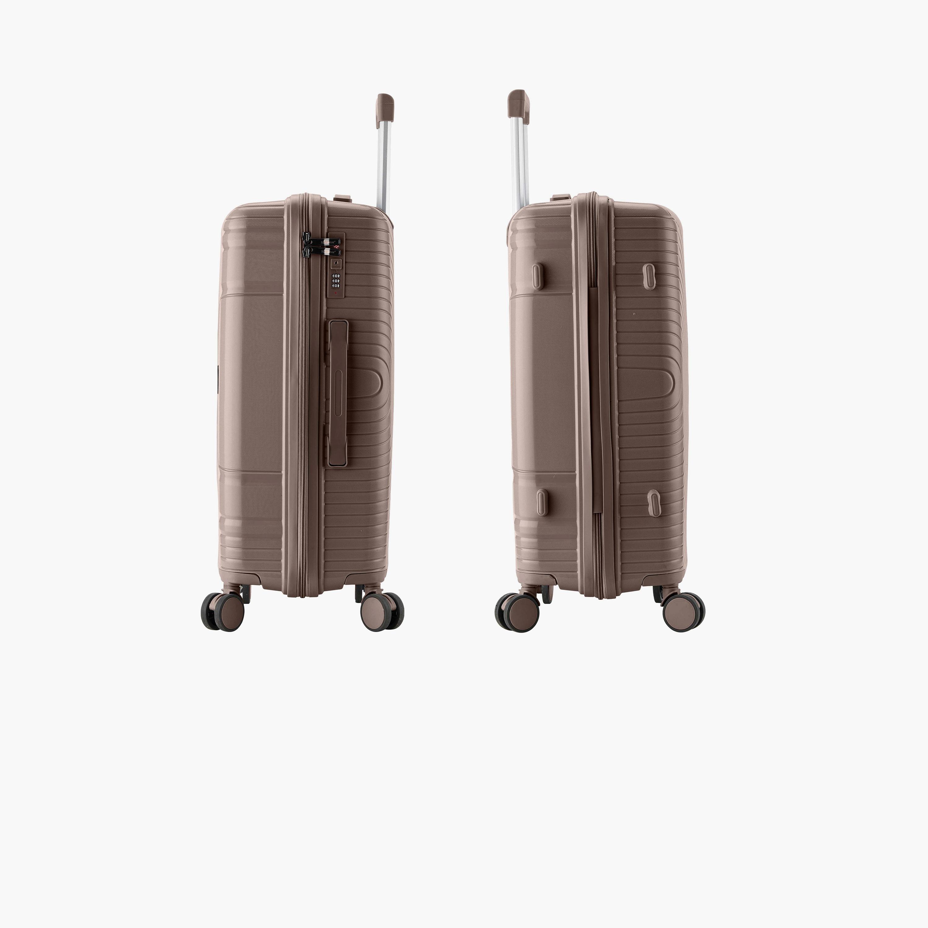 Senator 65.5 CM Medium Check-in Polypropylene Hard Sided 4-Wheeler Spinner Trolley Bag with 3-Digit Combination Lock | KH1010-24-travel-luggagesandbags-luggage-image-7