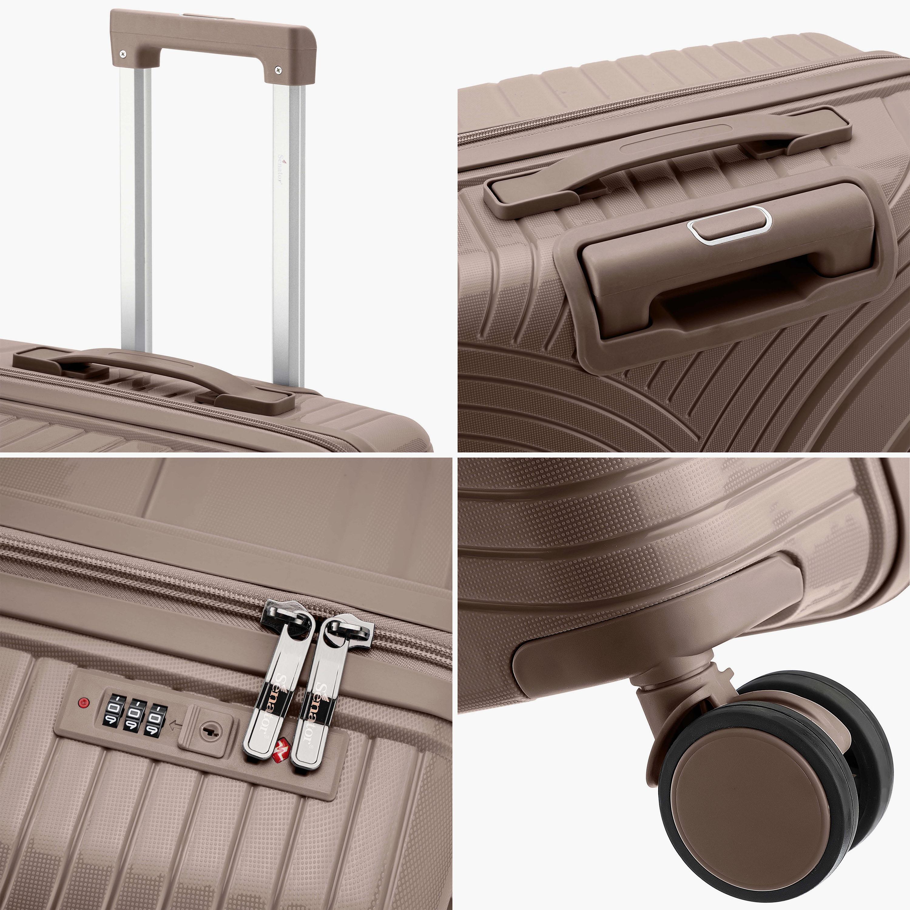 Senator 75 CM Large Check-in Polypropylene Hard Sided 4-Wheeler Spinner Trolley Bag with 3-Digit Combination Lock | KH1010-28-travel-luggagesandbags-luggage-image-8