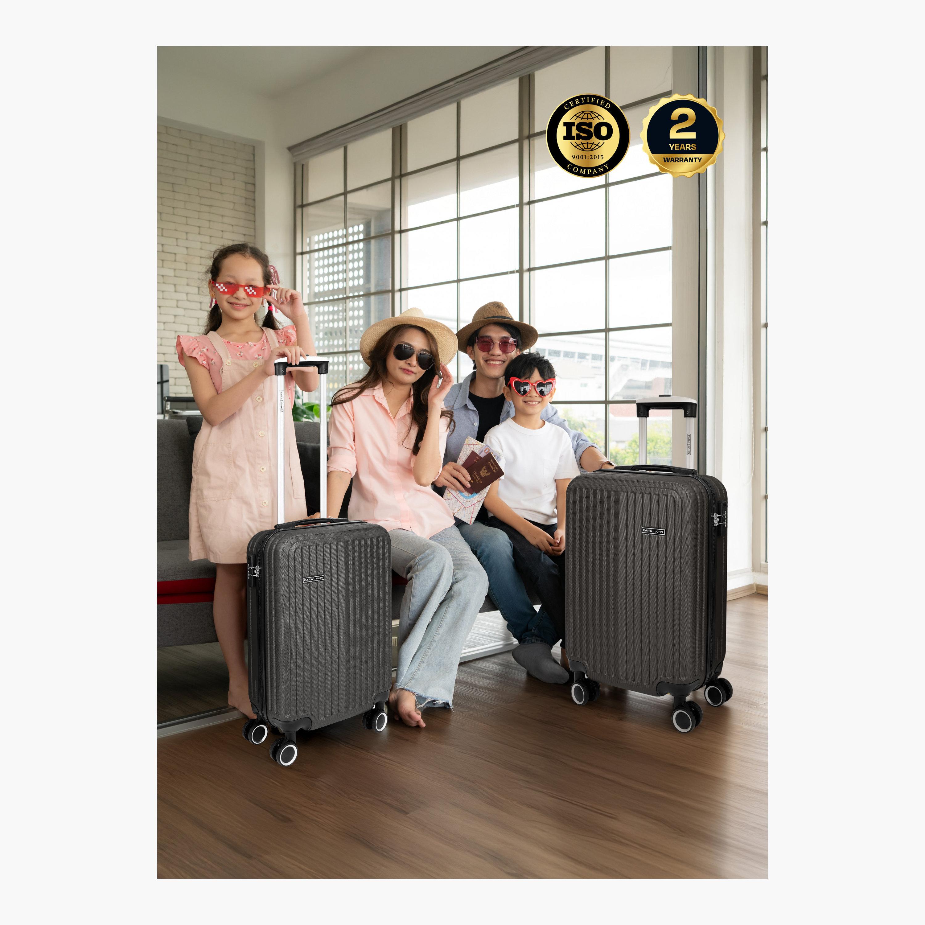 Para John Vertex 55 CM Small Cabin ABS Hard Sided 4-Wheeler Spinner Trolley Bag with Combination Lock | PJTR2045-20-travel-luggagesandbags-luggage-image-5