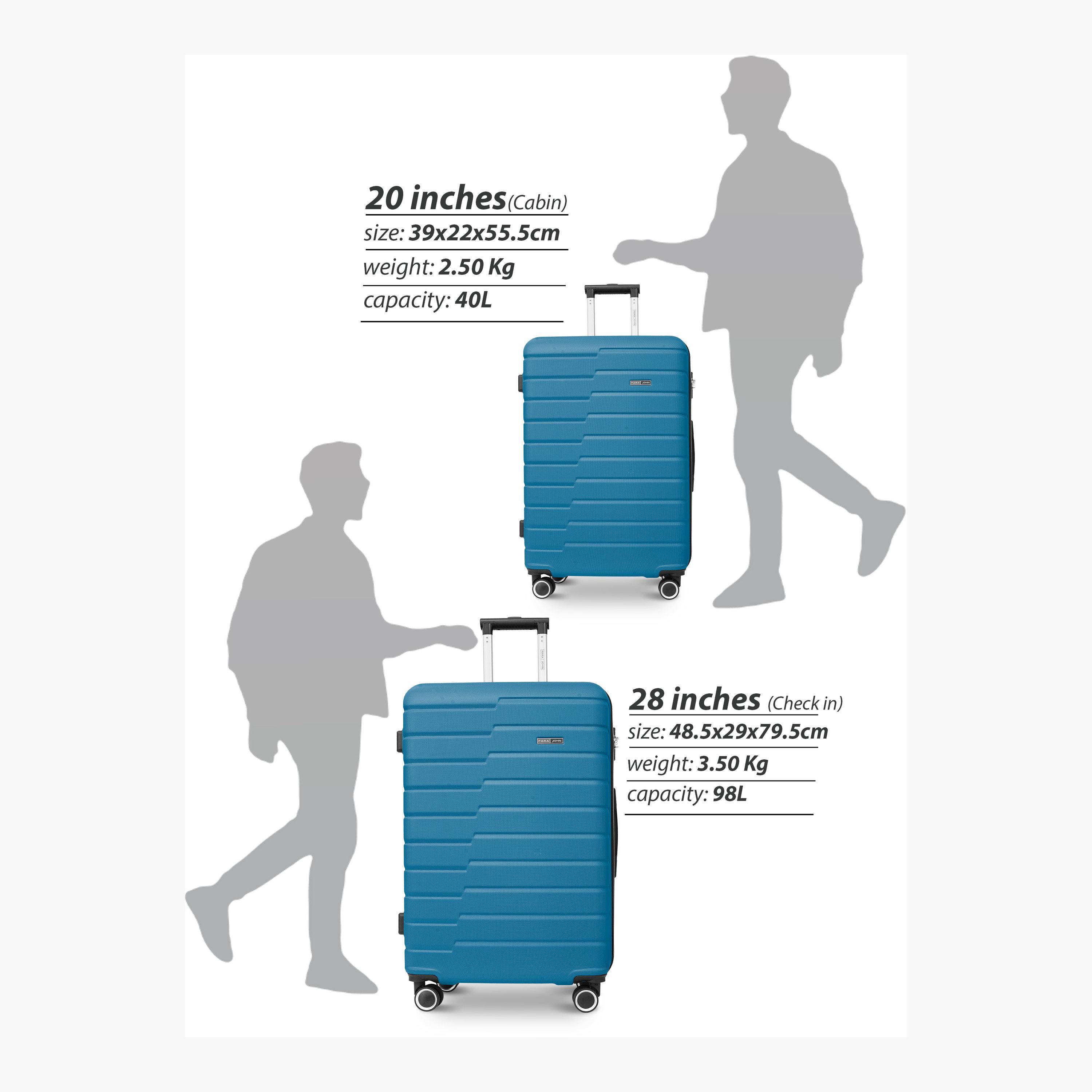 Para John PopGlide 55 CM Small Cabin ABS Hard Sided 4-Wheeler Spinner Trolley Bag with Combination Lock | PJTR2046-20-travel-luggagesandbags-luggage-image-5