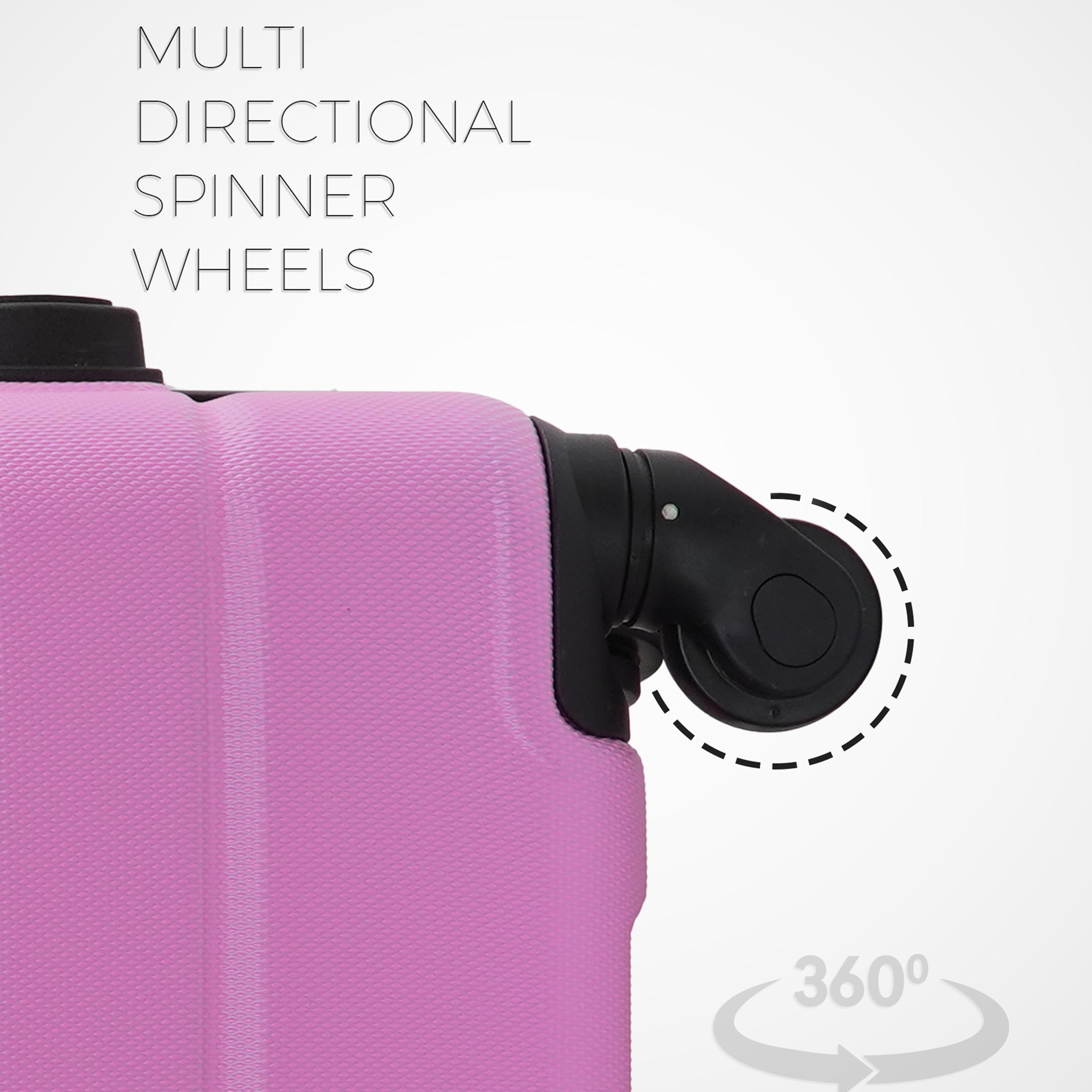 Para John PopGlide 55 CM Small Cabin ABS Hard Sided 4-Wheeler Spinner Trolley Bag with Combination Lock | PJTR2046-20-travel-luggagesandbags-luggage-image-8
