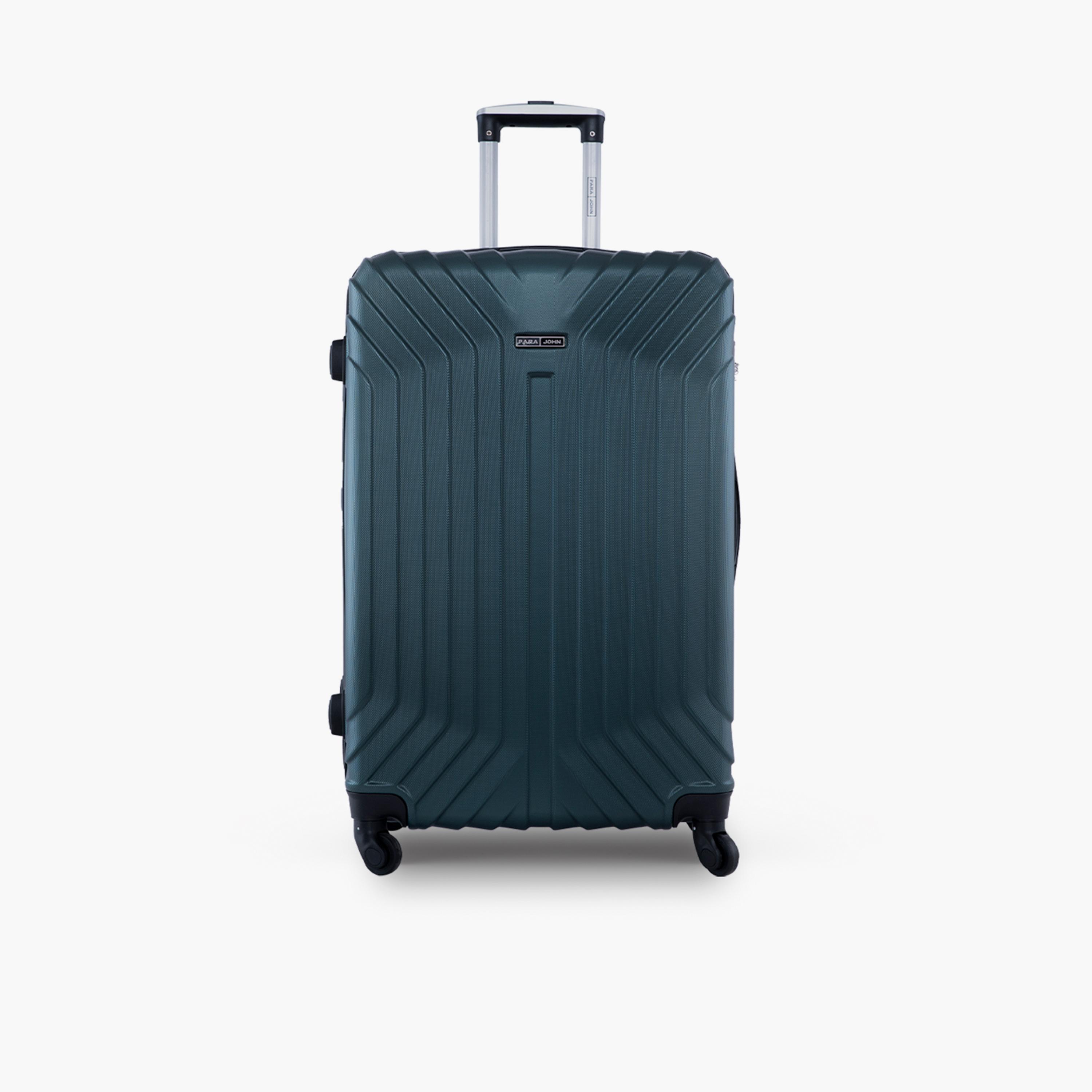Para John Noir 55 CM Small Cabin ABS Hard Sided 4-Wheeler Spinner Trolley Bag with Combination Lock | PJTR2047-20-travel-luggagesandbags-luggage-image-1