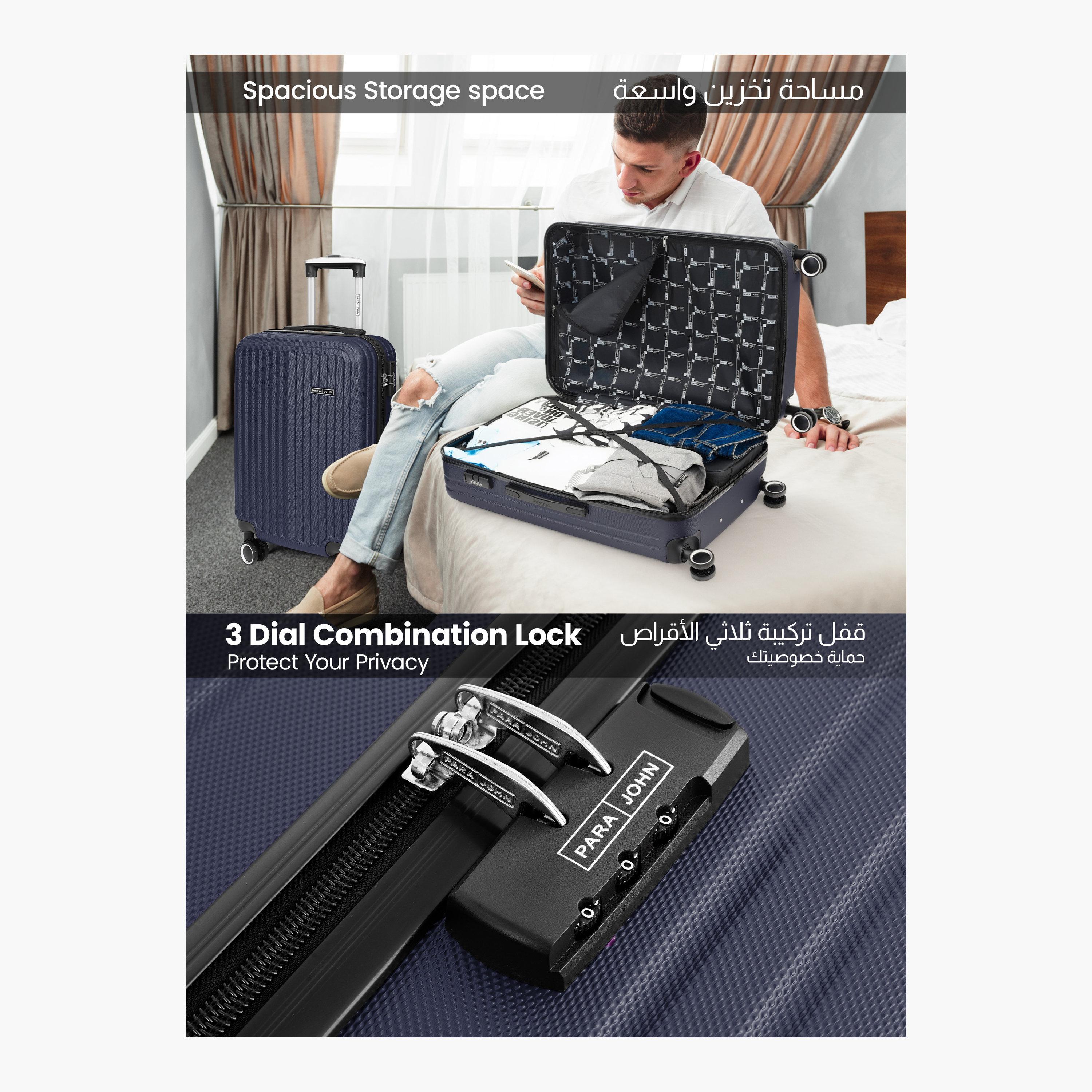 Para John Vertex 76 CM Large Check-in ABS Hard Sided 4-Wheeler Spinner Trolley Bag with Combination Lock | PJTR2045-28-travel-luggagesandbags-luggage-image-15